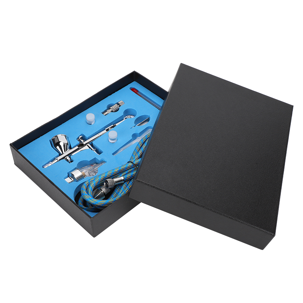 Miniatur-airbrush-set Mit Kompressor Und Farbpistole Für Tortendekoration Und Bastelarbeiten, 180k
