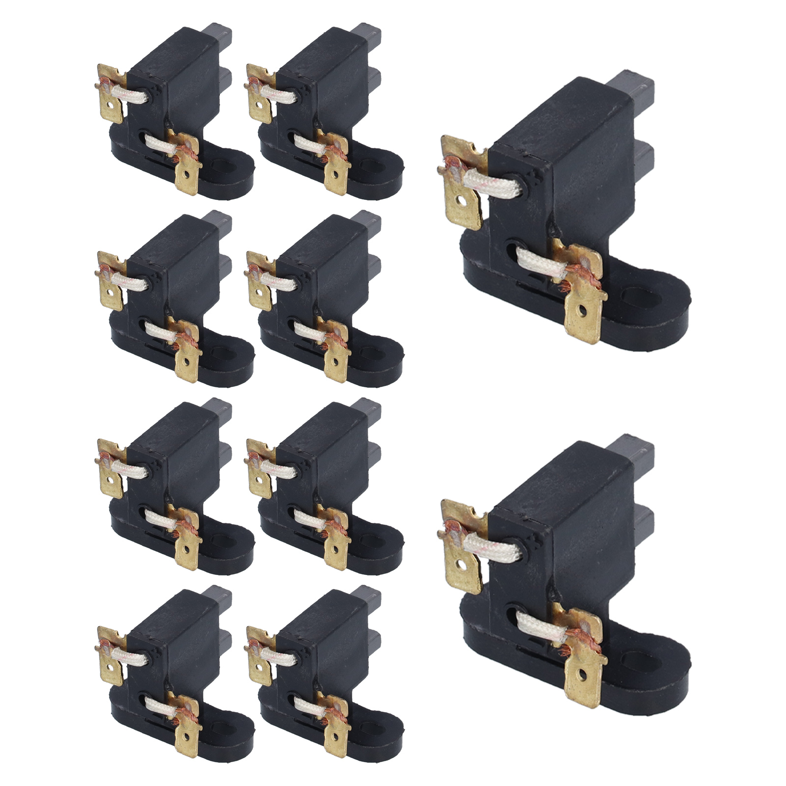 Packung Mit 10 Kohlebürsten Für Den Generator Gx160: Einfacher Und Bequemer Anschluss, Robuste Konstruktion, Langlebig Und Zuverlässig.