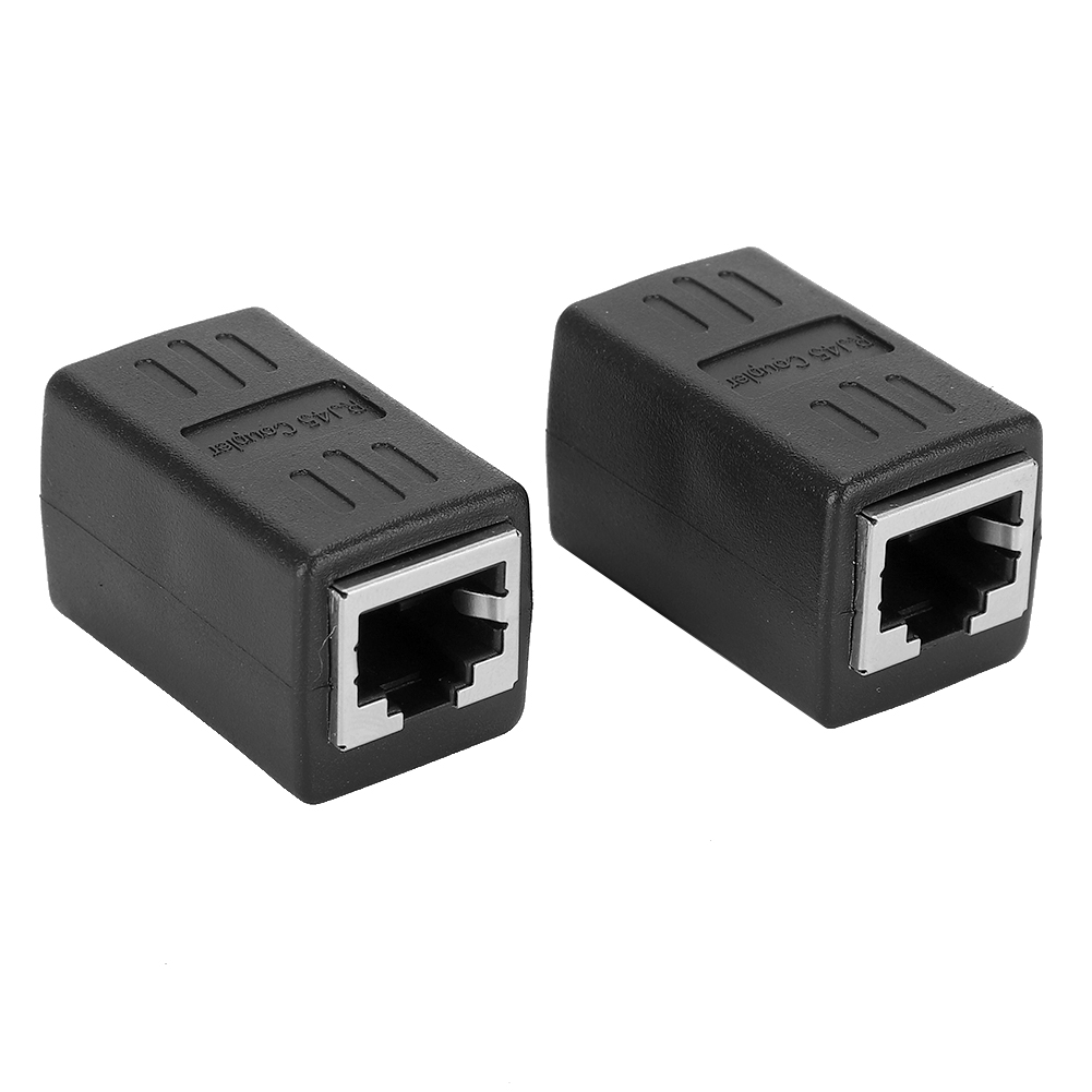 2 Rj45 Lan-kabelkupplungen, Versenkter Buchse-zu-buchse-stecker Für Cat7 / Cat6 / Cat5e
