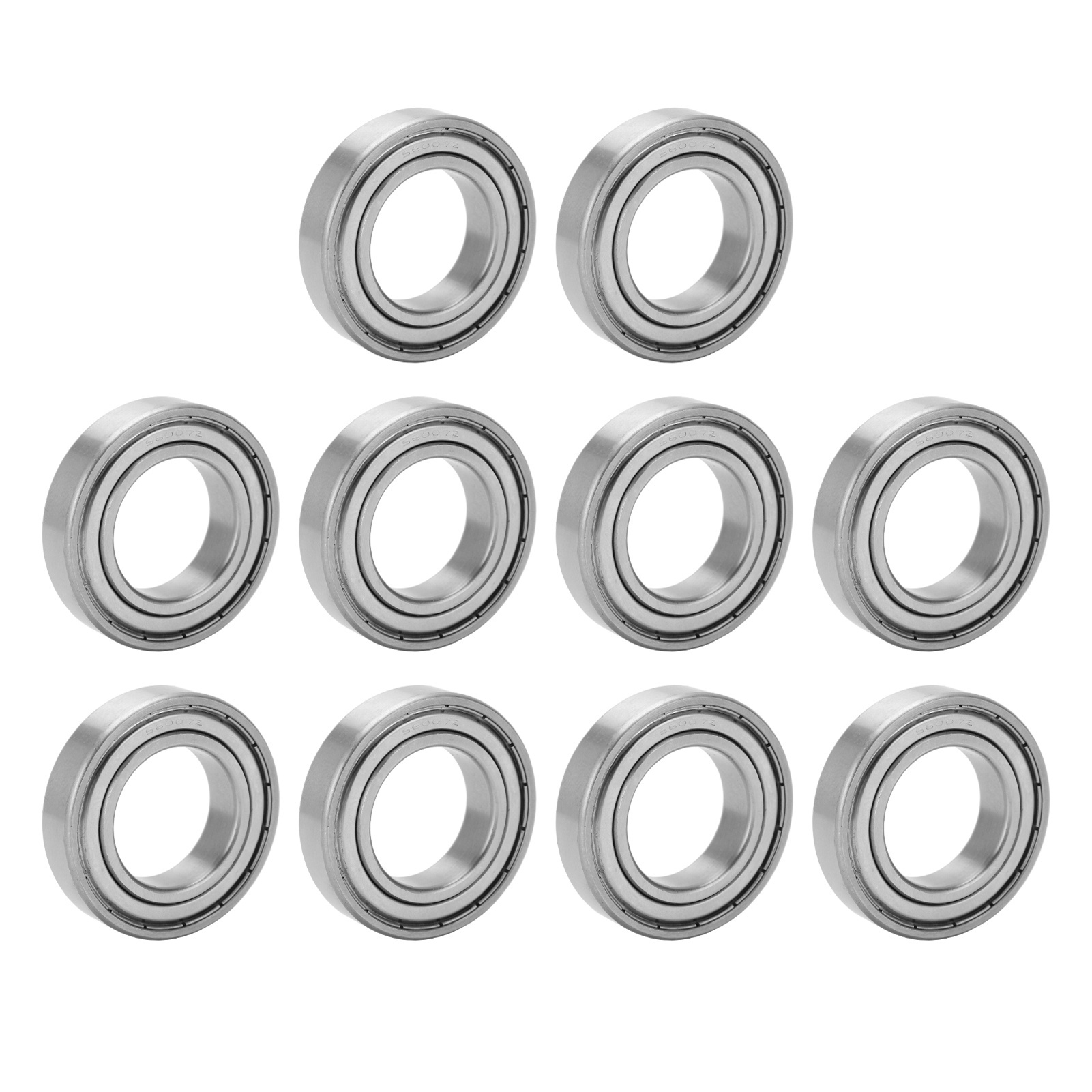 Packung Mit 10 Miniatur-edelstahl-rollenlagern, Ersatzteile Für S6007zz-geräte, 62 X 35 X 14 Mm