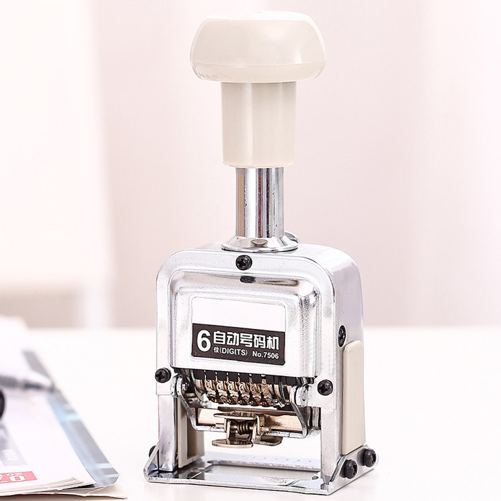 Automatische Nummeriermaschine 7506, 6-stellige Seitencodiermaschine, Digitale Stempelmaschine