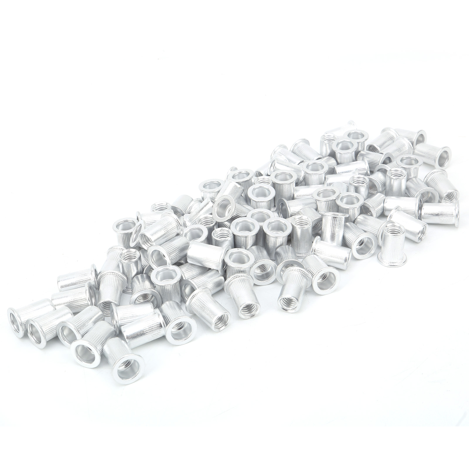 100 Aluminium-flachkopf-zugnietmuttern, Vertikal-hardware-zubehör Wj-30045m8