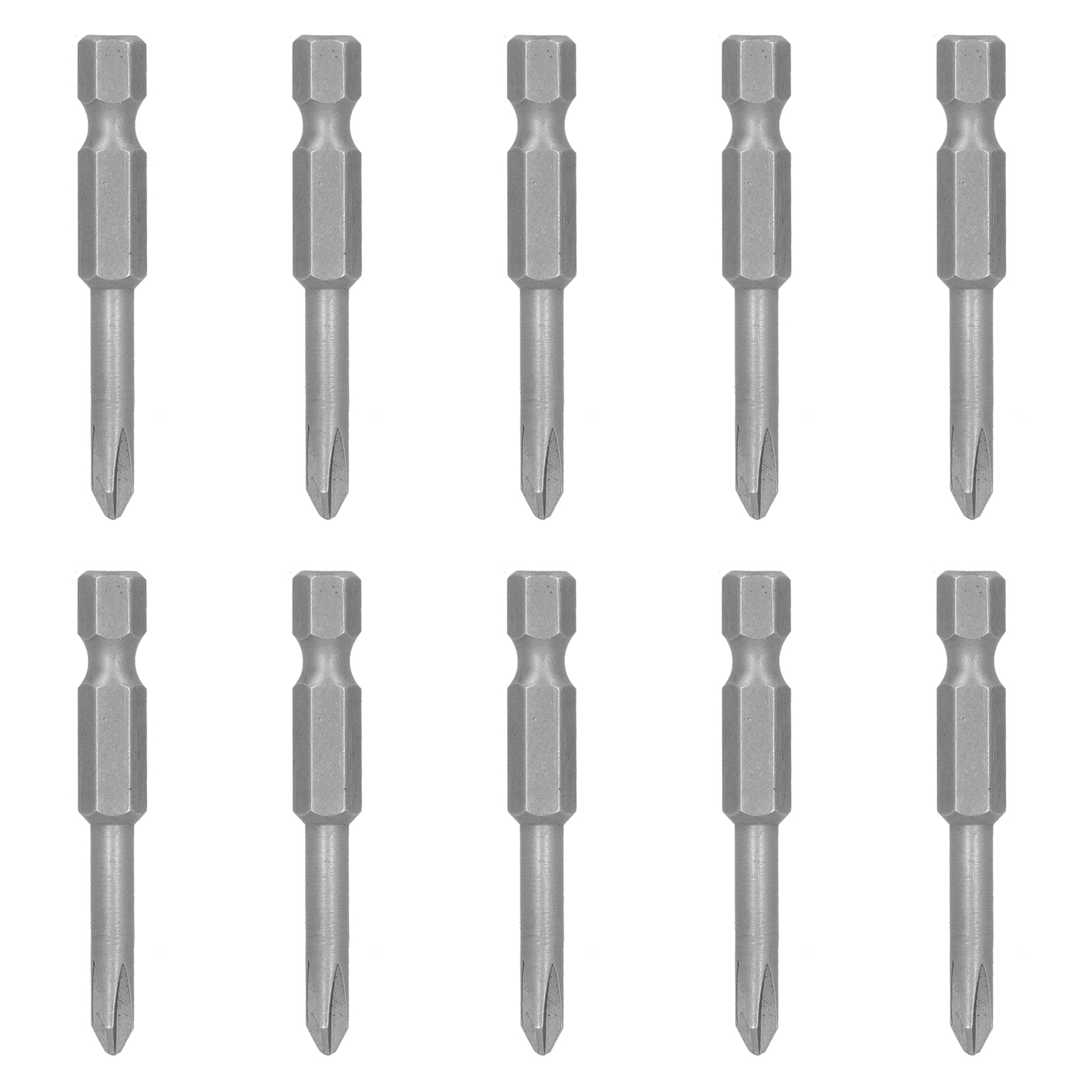Set Mit 10 Magnetischen Phillips-schraubendreherbits Aus S2-legierungsstahl, 4 Mm