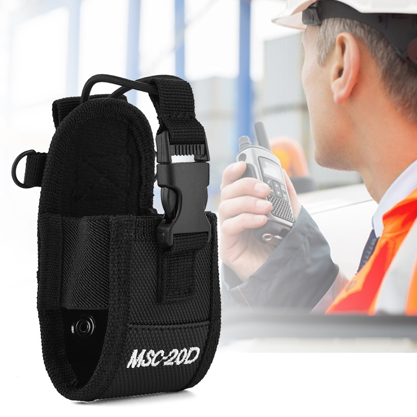 Tragbare Nylontasche Mit Schultergurt Für Walkie-talkie/funkgerät