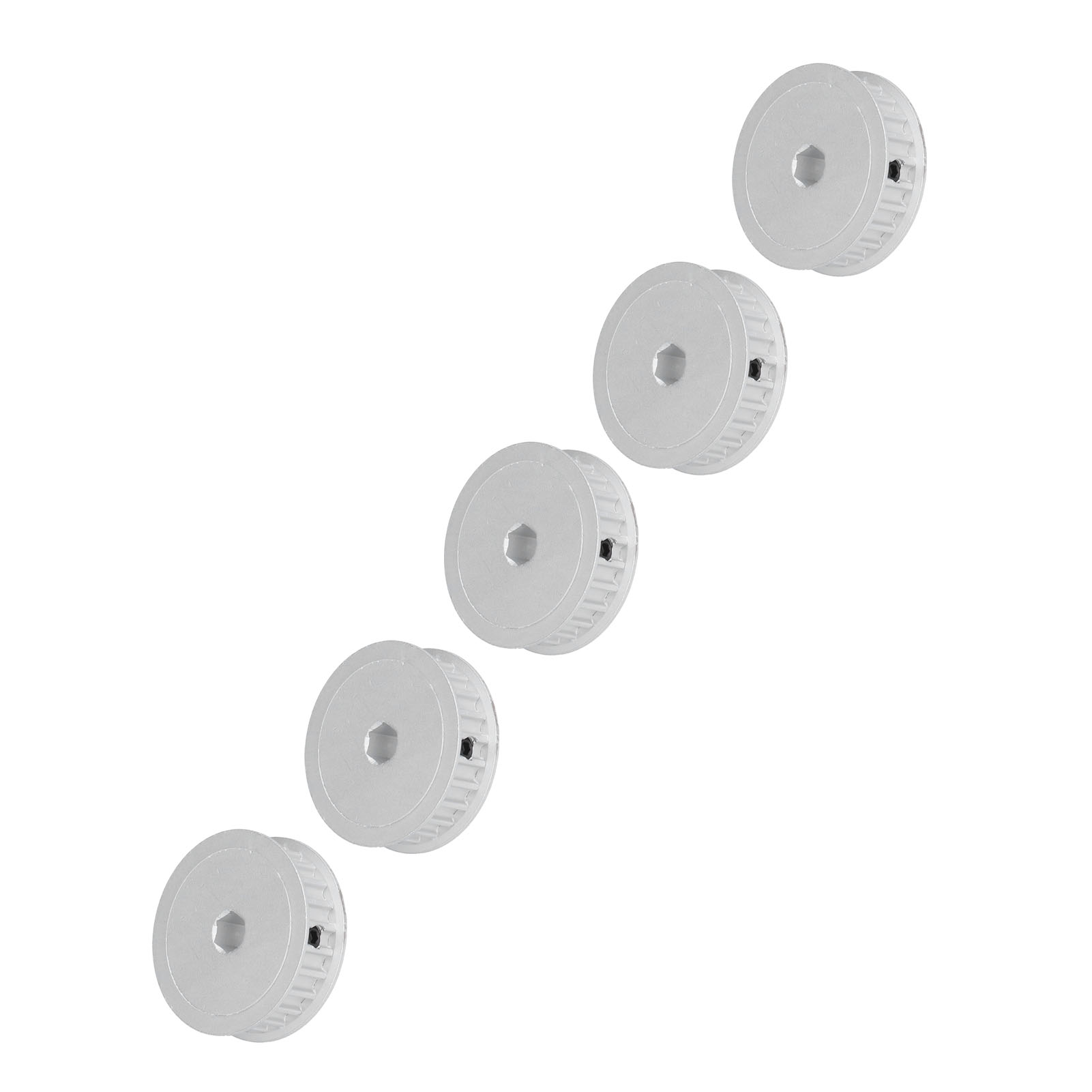 Synchrone Zahnriemenscheiben, 24 Zähne, 8 Mm Sechskantkern, 5 Mm Teilung Für Htd 5414-4008-0024