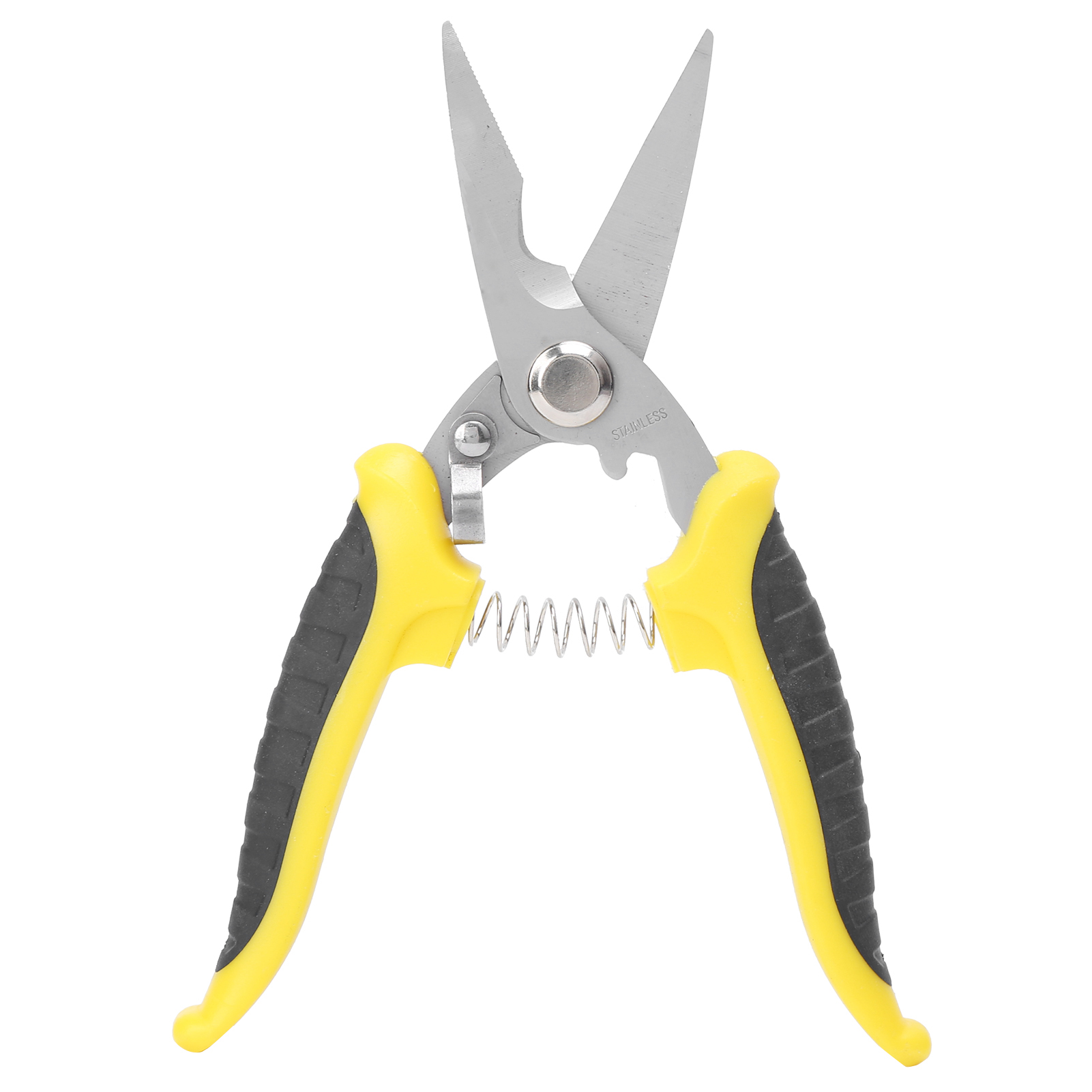 Robuste, Multifunktionale Elektrikerschere Aus Edelstahl, Drahtschneider Mit Ergonomischem Griff, 18 Cm