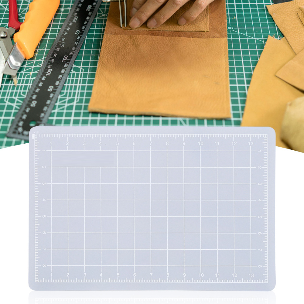 Set Mit 3 Durchscheinenden, Rutschfesten Schneidematten Für Bastelarbeiten, Handgefertigte Werkzeuge Für Aufkleber (15 X 10 Cm)