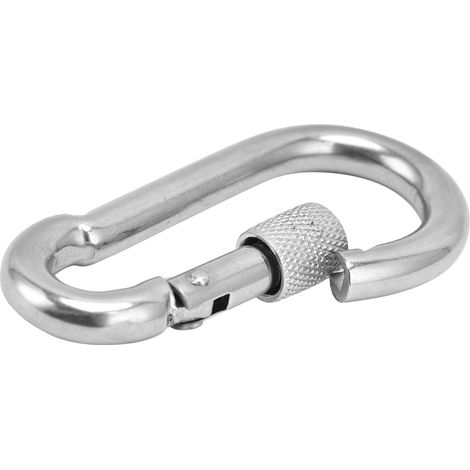 Robuster Und Multifunktionaler Karabiner Aus Edelstahl 304 Mit Federverschluss M10x100