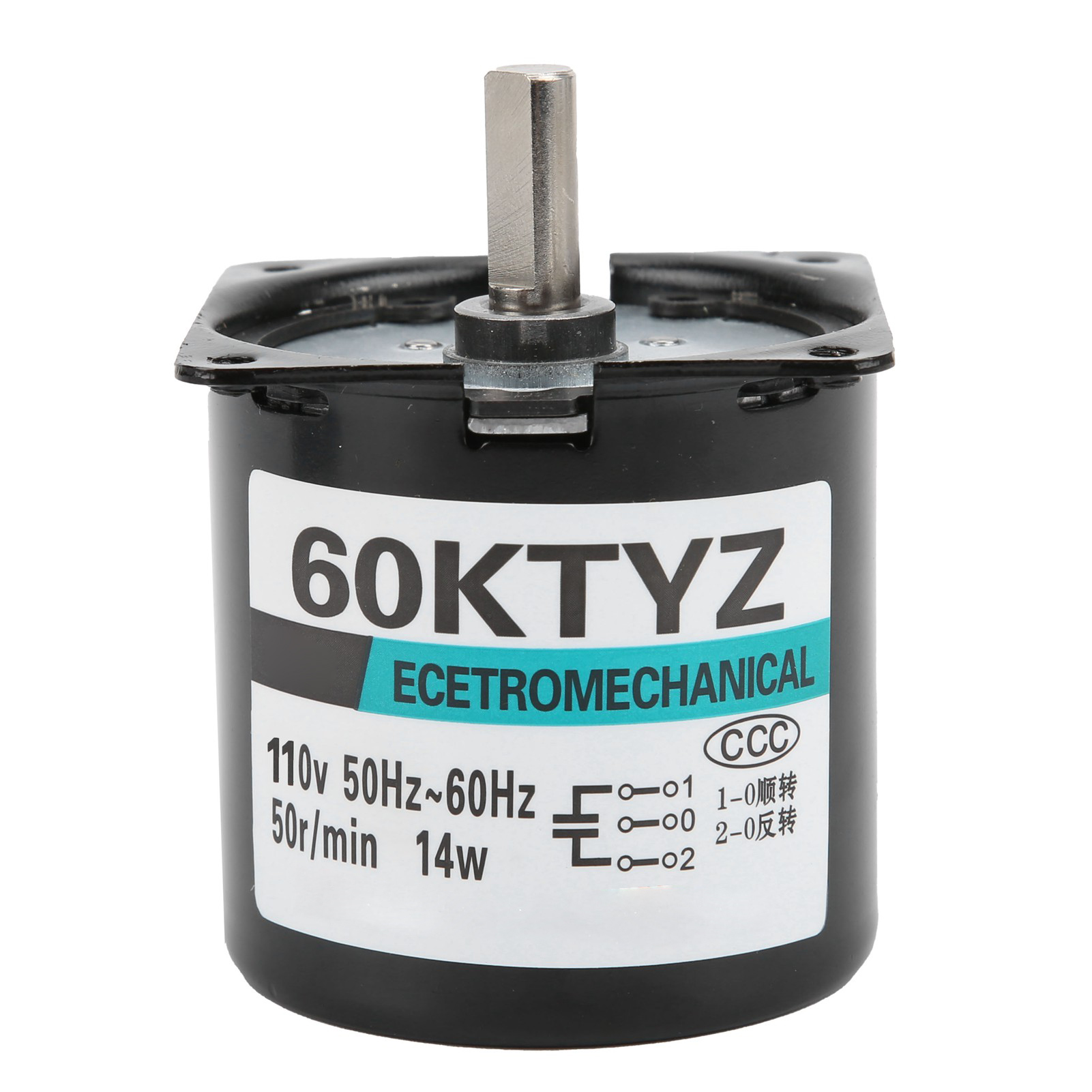 Mini-synchron-wechselstrommotor Mit Permanentmagneten, Drehzahlreduzierer Und Exzenterwelle, Zubehör, 50 U/min, 110 V Wechselstrom