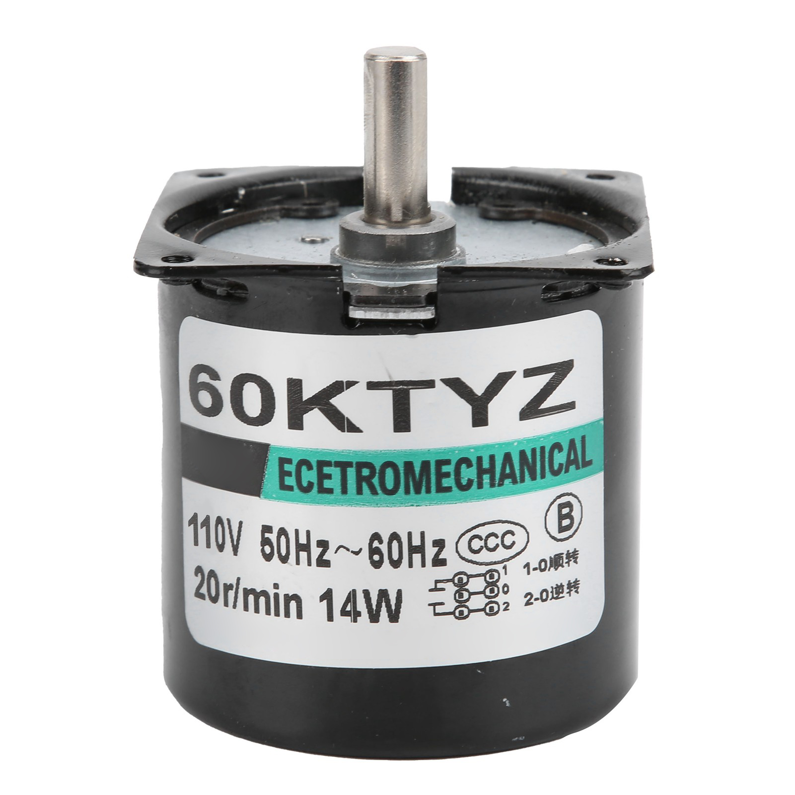Mini-permanentmagnet-synchronmotor Mit Drehzahlreduzierung, Exzenterwelle, Zubehör, 20 U/min, 110 V Wechselstrom