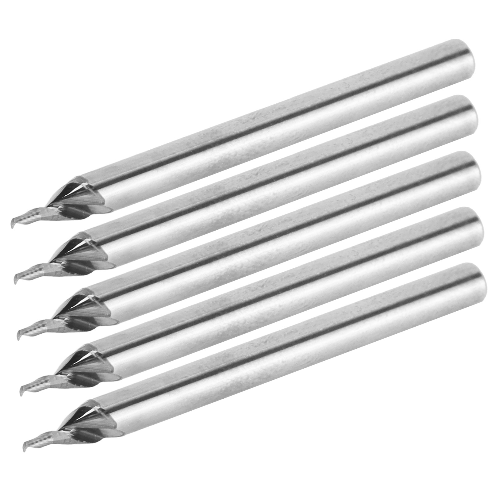 Einschneidige Schaftfräser Aus Wolframstahl, 3,175 X 1 X 2 Mm, Für Cnc-graviermaschinen, Aluminiumschneidwerkzeug