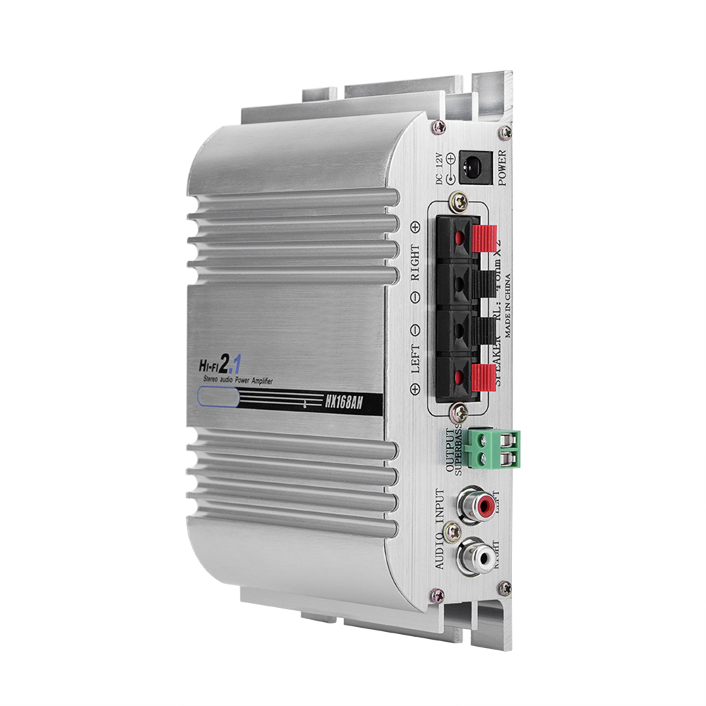 12v 2.0 Auto-verstärker + Leistungsstarker Bass Hi-fi 2.1 Kanal Stereo Mini-verstärker