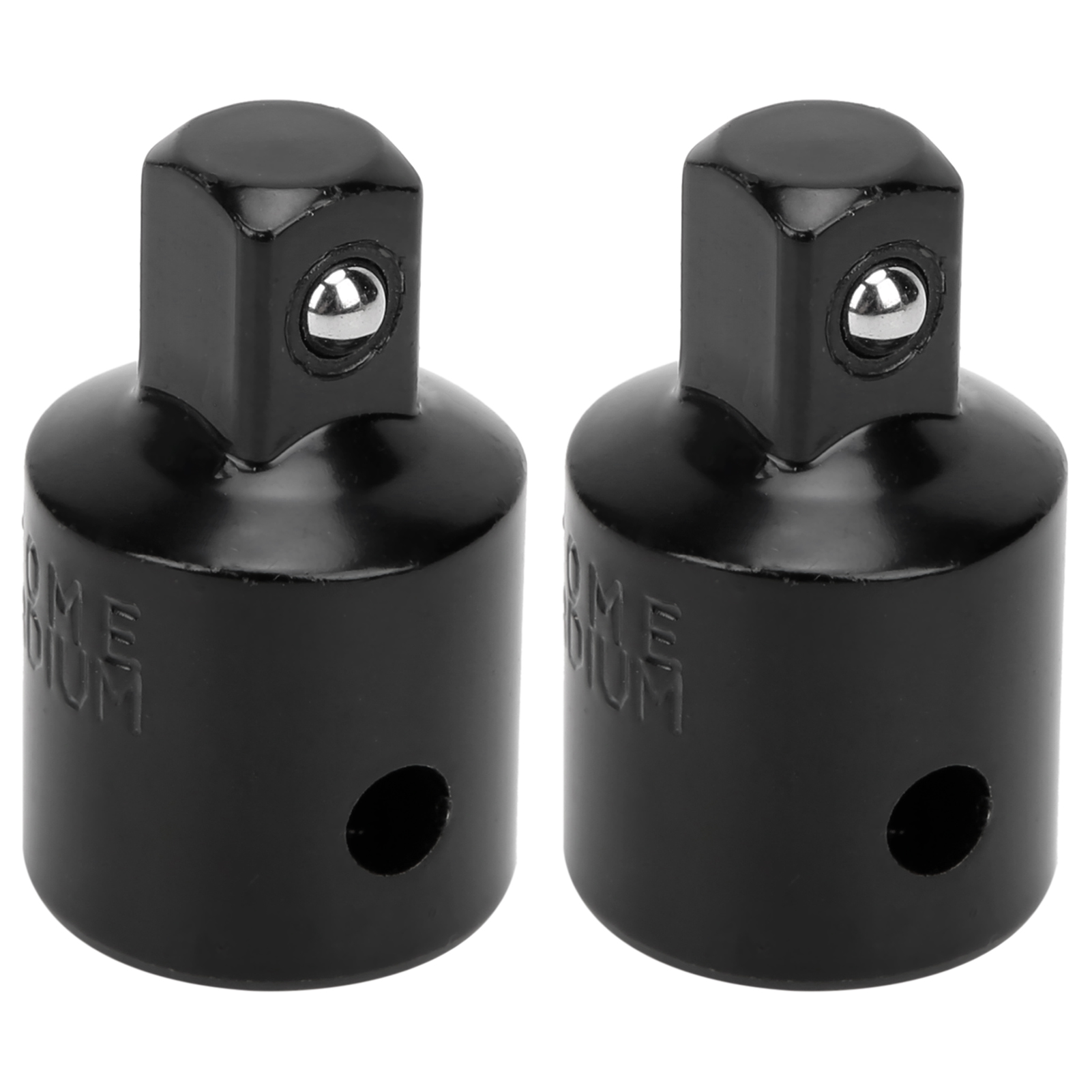Steckschlüsseladapter (2 Stück) Für Ratschenschlüssel, Adapter Aus Hochkohlenstoffhaltigem Stahl, 1/2" Auf 3/8".
