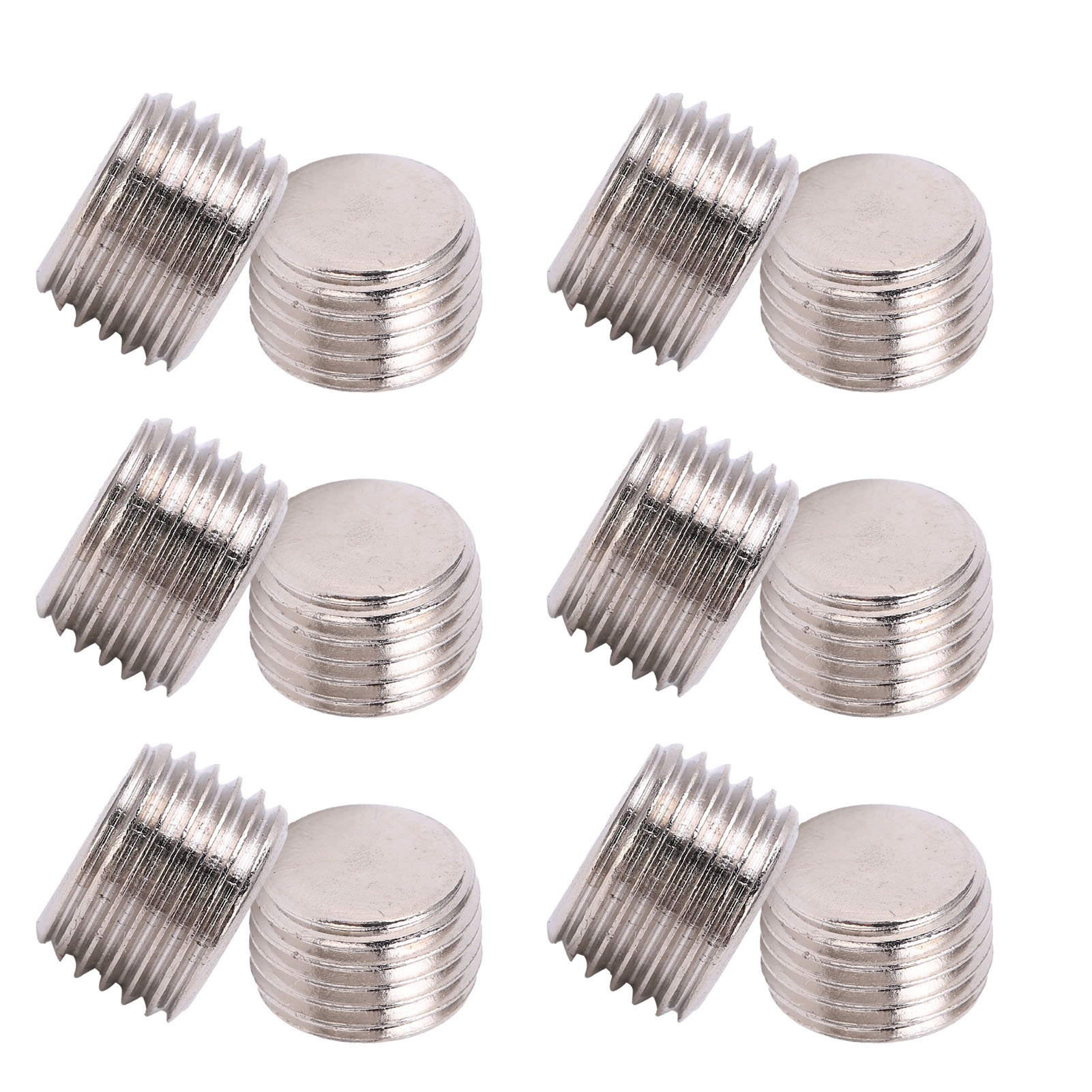 Packung Mit 25 Sechskant-schraubstopfen Für Schläuche, Pneumatische Anschlüsse Aus Eisen 1/4 331