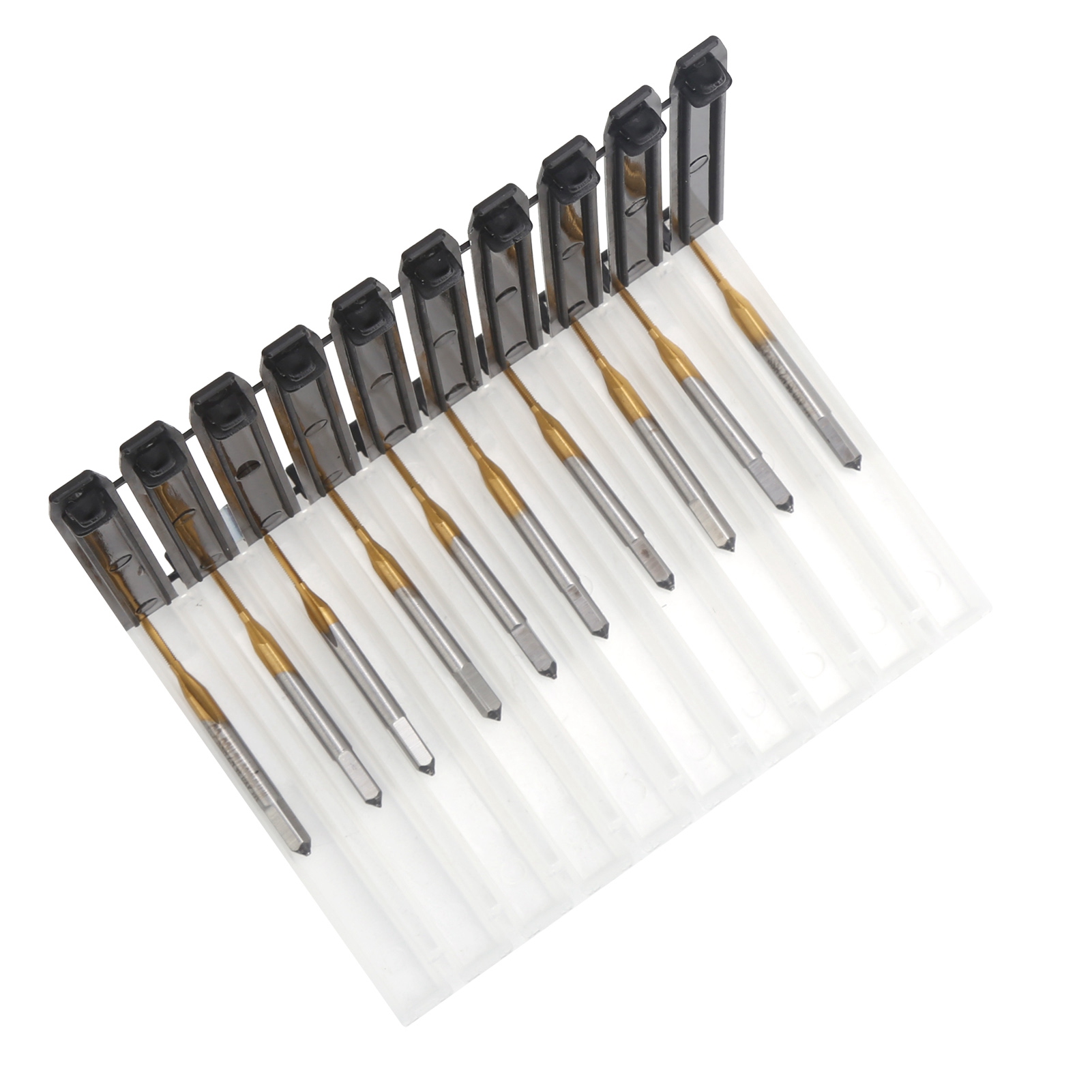 10 Titanbeschichtete Hss-gewindebohrer, Jis M1,4x0,3 Metrisches Gewinde