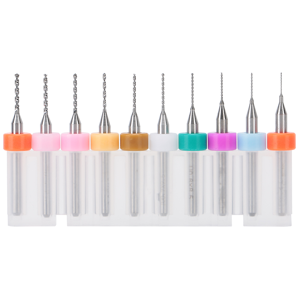 Set Mit 10 Mini-bohrern Für Holzbearbeitung, Uhren- Und Handy-reparatur (0,3 Mm Bis 1,2 Mm).