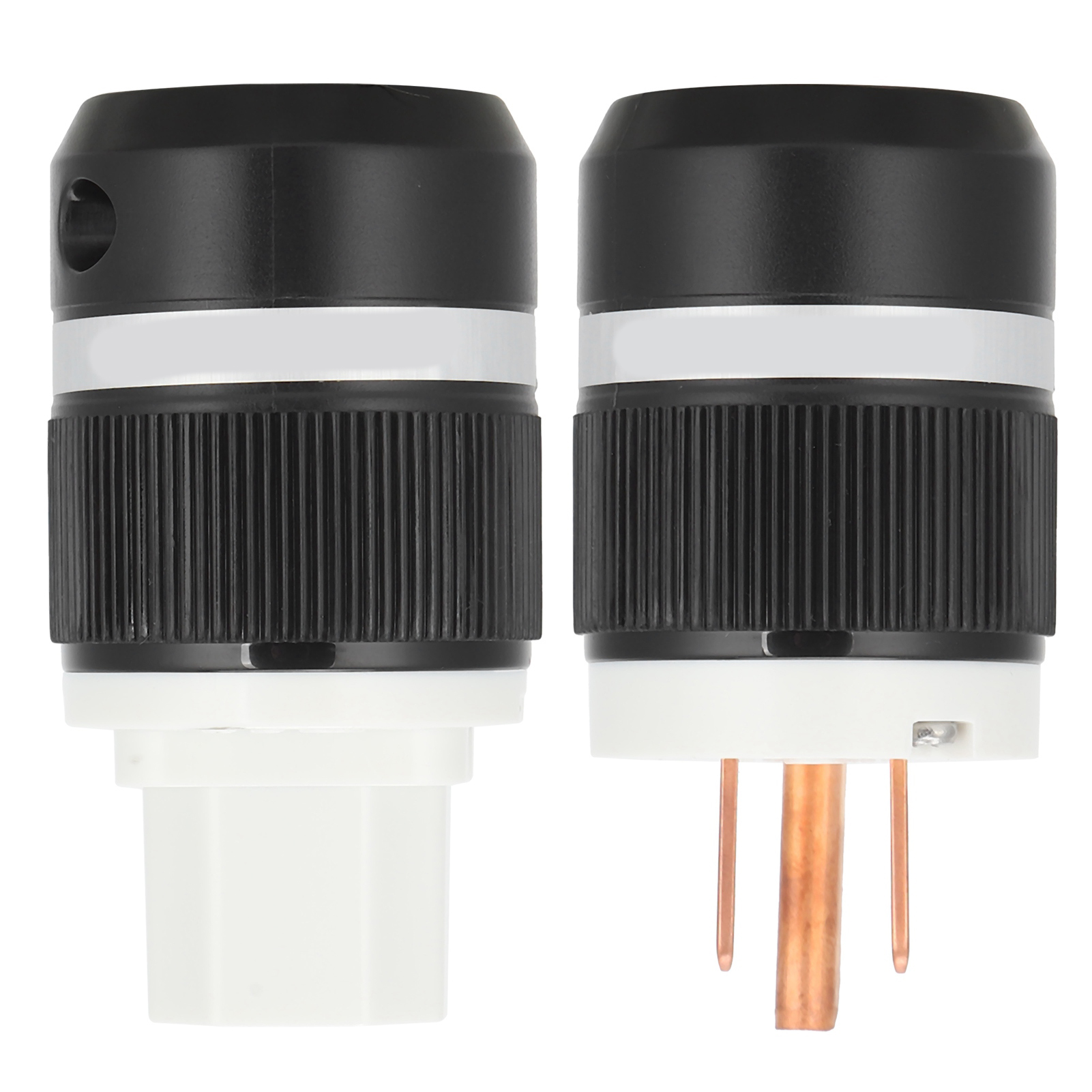 Monosaudio M130/f130 – 2er-pack Hifi-audio-netzstecker Aus Reinem Kupfer, Us-stecker 100–250 V