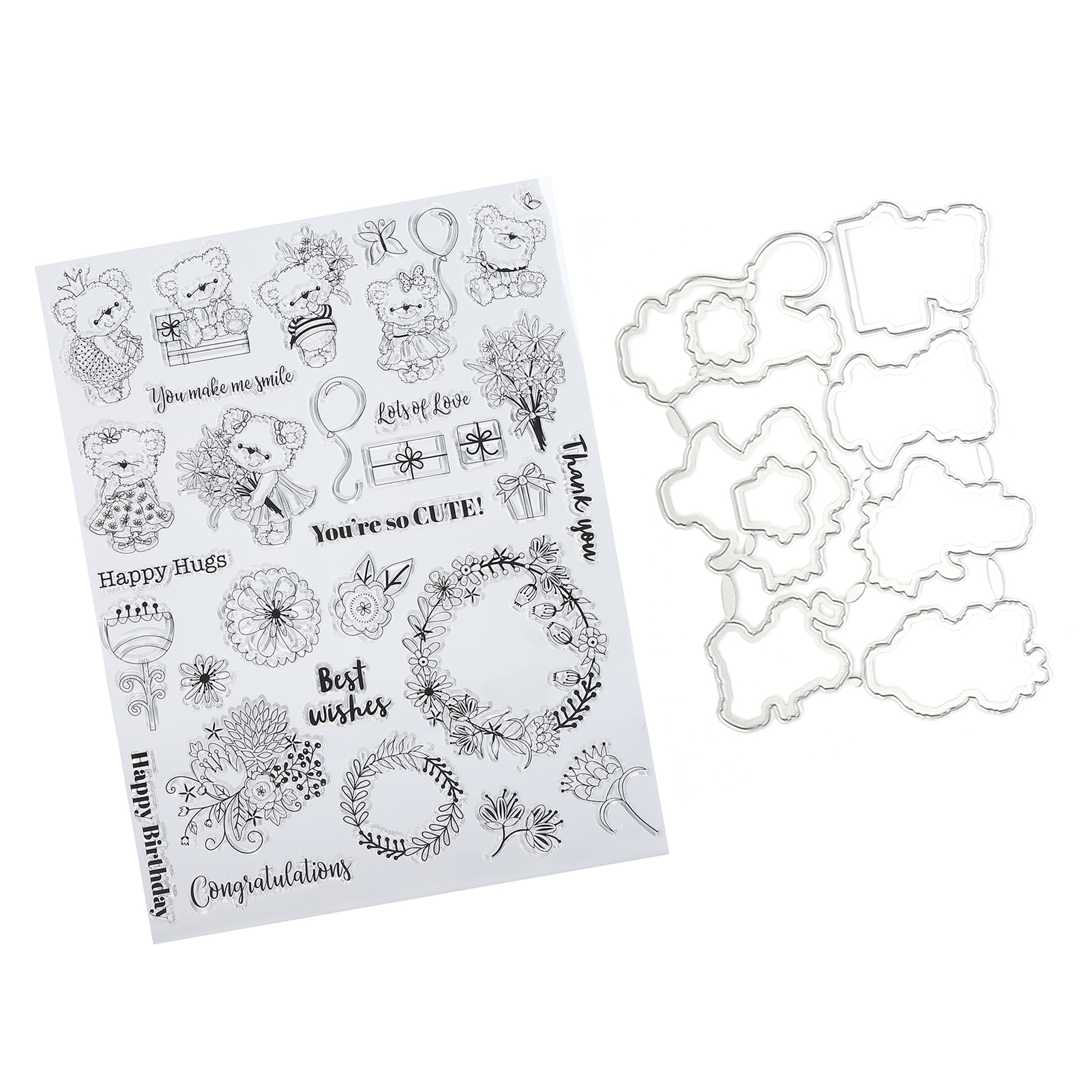 Klare Tpr-stempel Für Die Stempelherstellung, Formen Für Scrapbooking Und Diy-dekorationen.