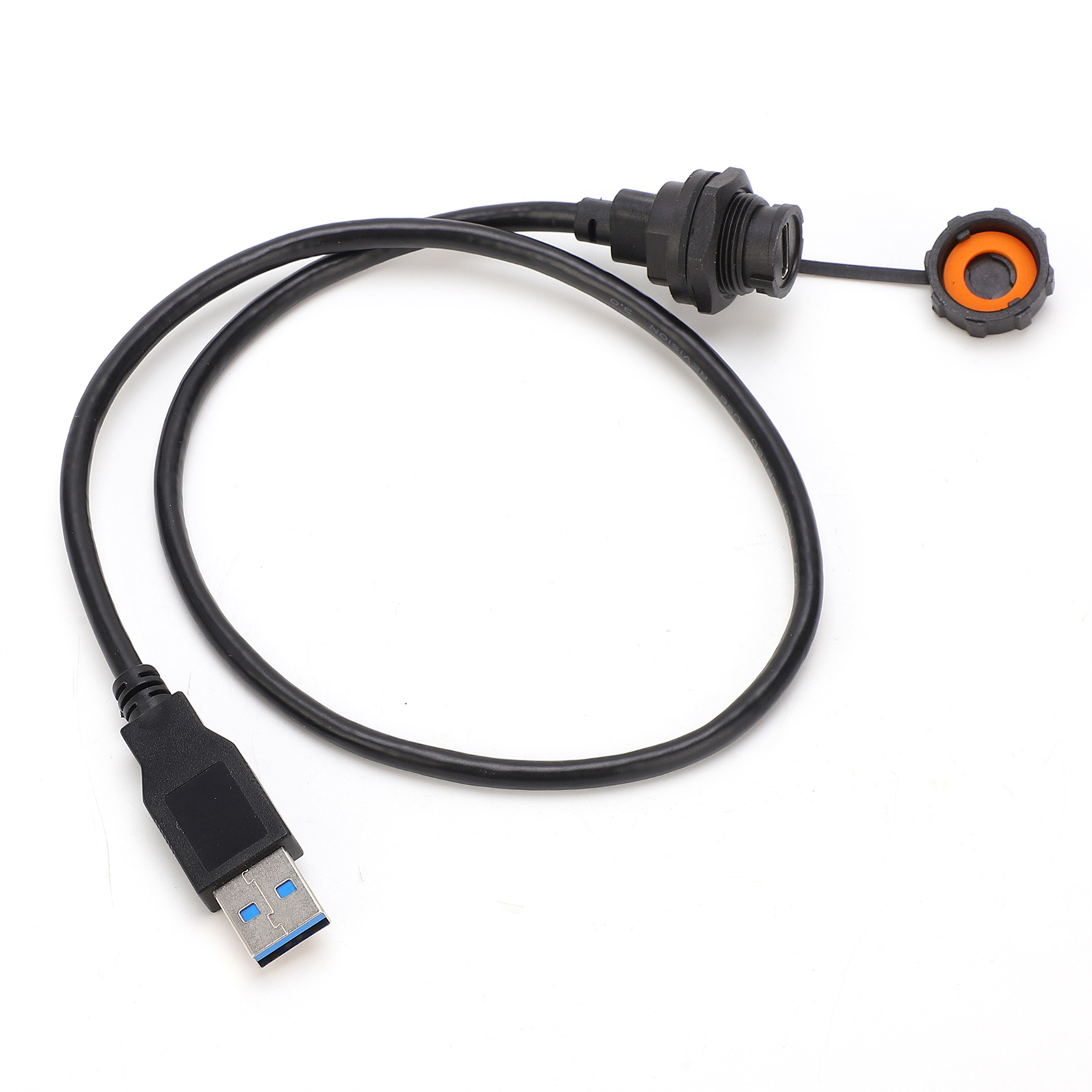 Ip68 Wasserdichter Usb-anschluss Typec Weiblich Usb3.0 Männlich Mit E10tpcbff/u3am Kabelstecker (0,5 Meter)