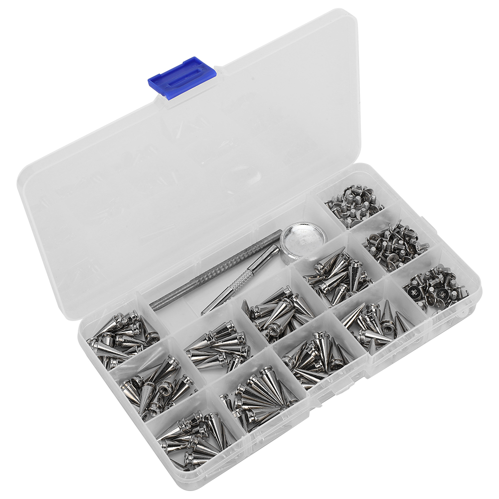20-mm-punk-nieten, Schrauben, Nägel, Zinklegierungsnieten, Lederhandwerkszubehör.