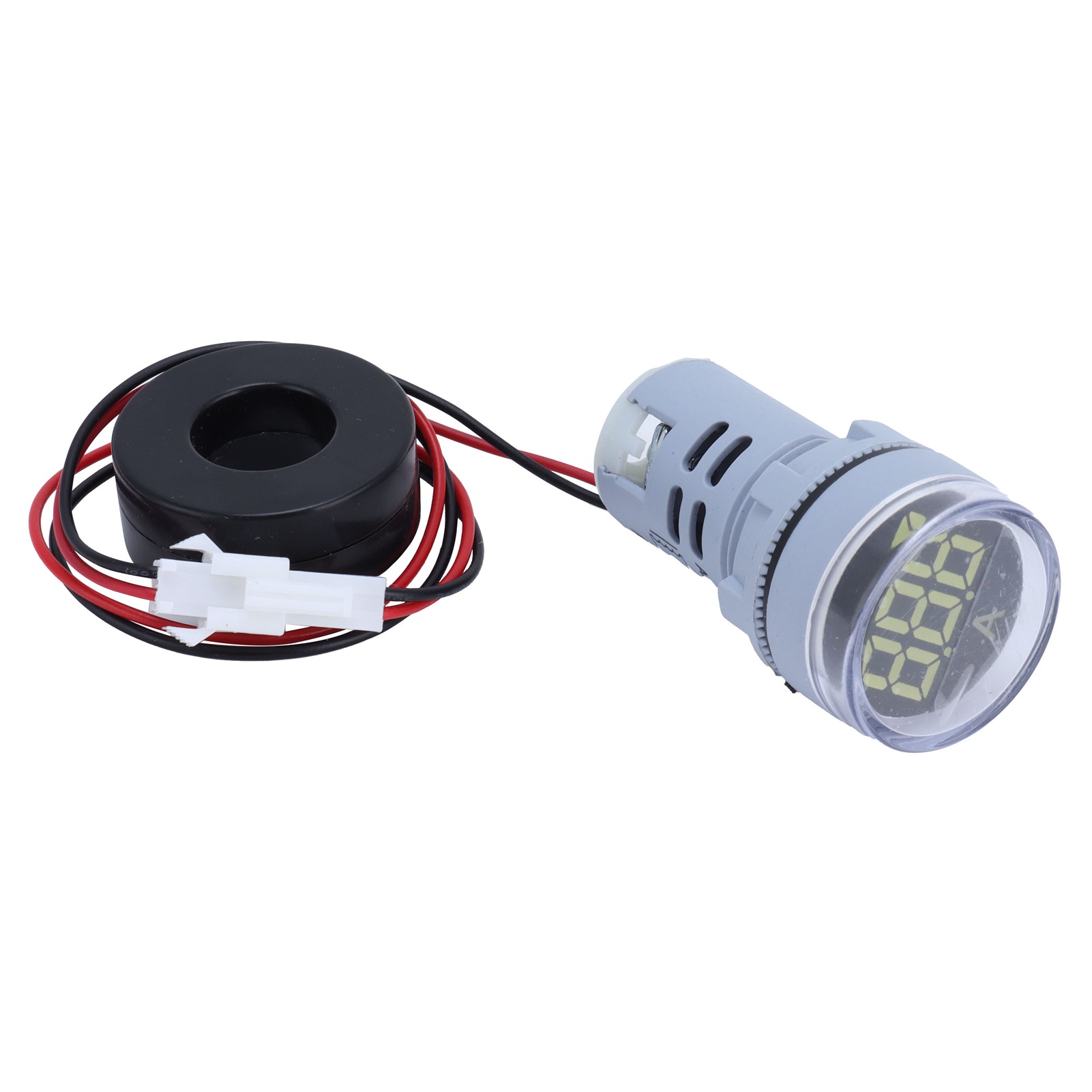 Universelles Digitales Amperemeter Mit Kontrollleuchte, 220 V Wechselstrom, Ad16-22dsa, Weiß