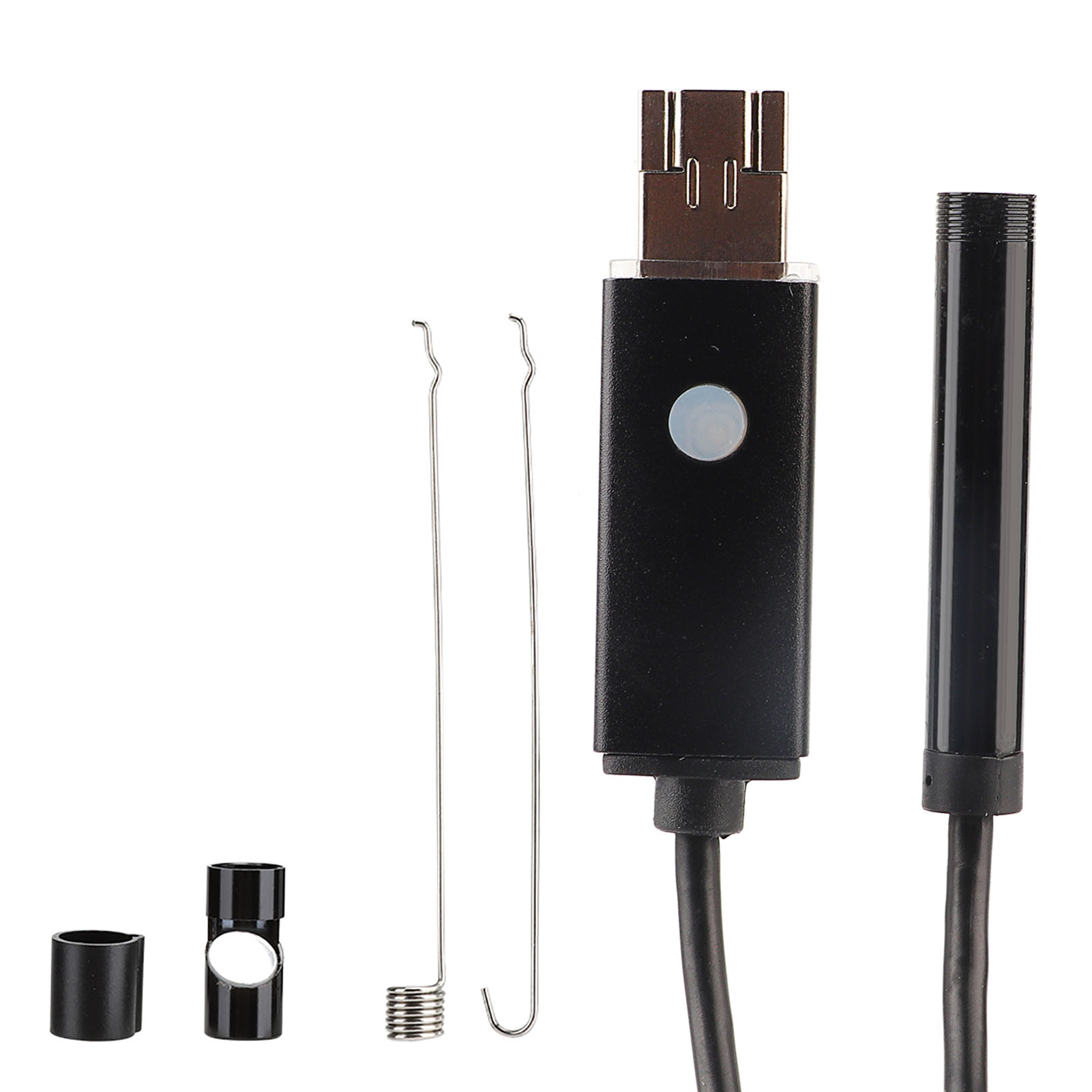 Universelles 2-in-1 Hd Ip67 Wasserdichtes 8-mm-endoskop Für Mobiltelefone Und Windows-computer Mit 2 M Kabel