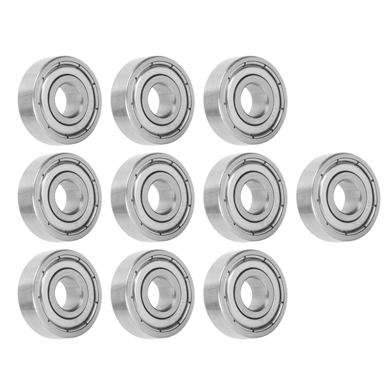 Packung Mit 10 Edelstahlkugellagern S607z Für Rollschuhe, 7 X 19 X 6 Mm