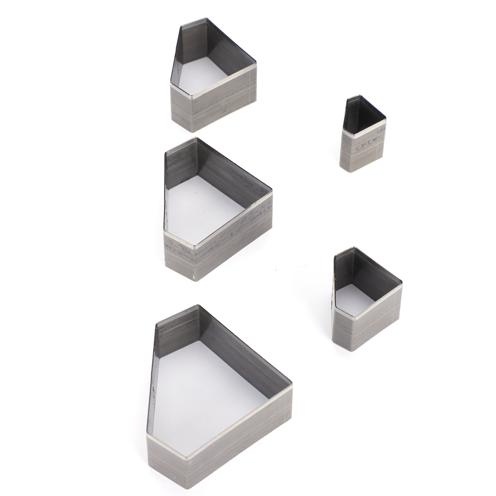 Set Mit 5 Lederschneidstanzen, Rautenförmigen Hohlstanzen, Diy-werkzeug