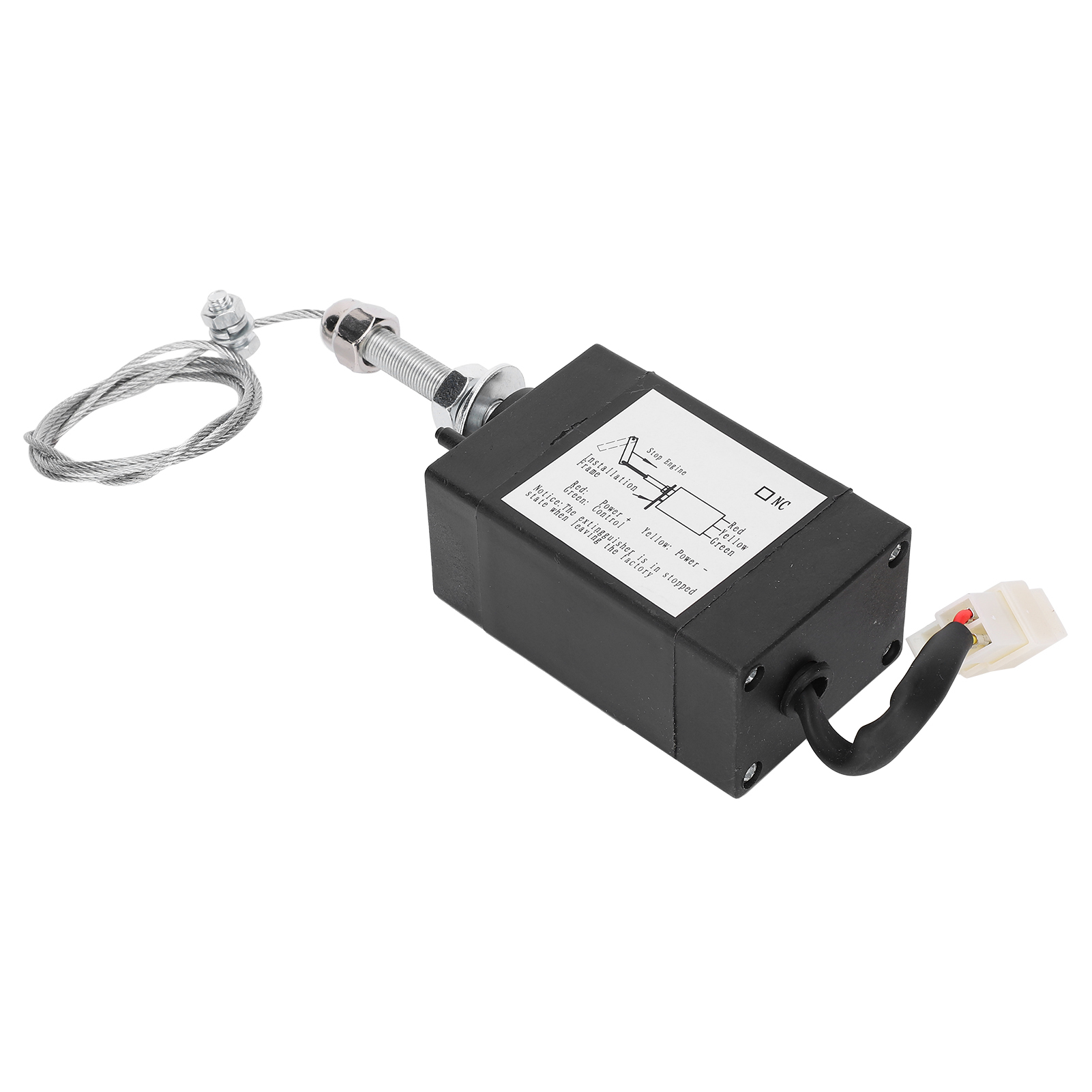 Kunststoff-magnetventil Für Dieselmotoren, Normalerweise Offen, Stoppschalter, 24 V Dc, Xhqpt