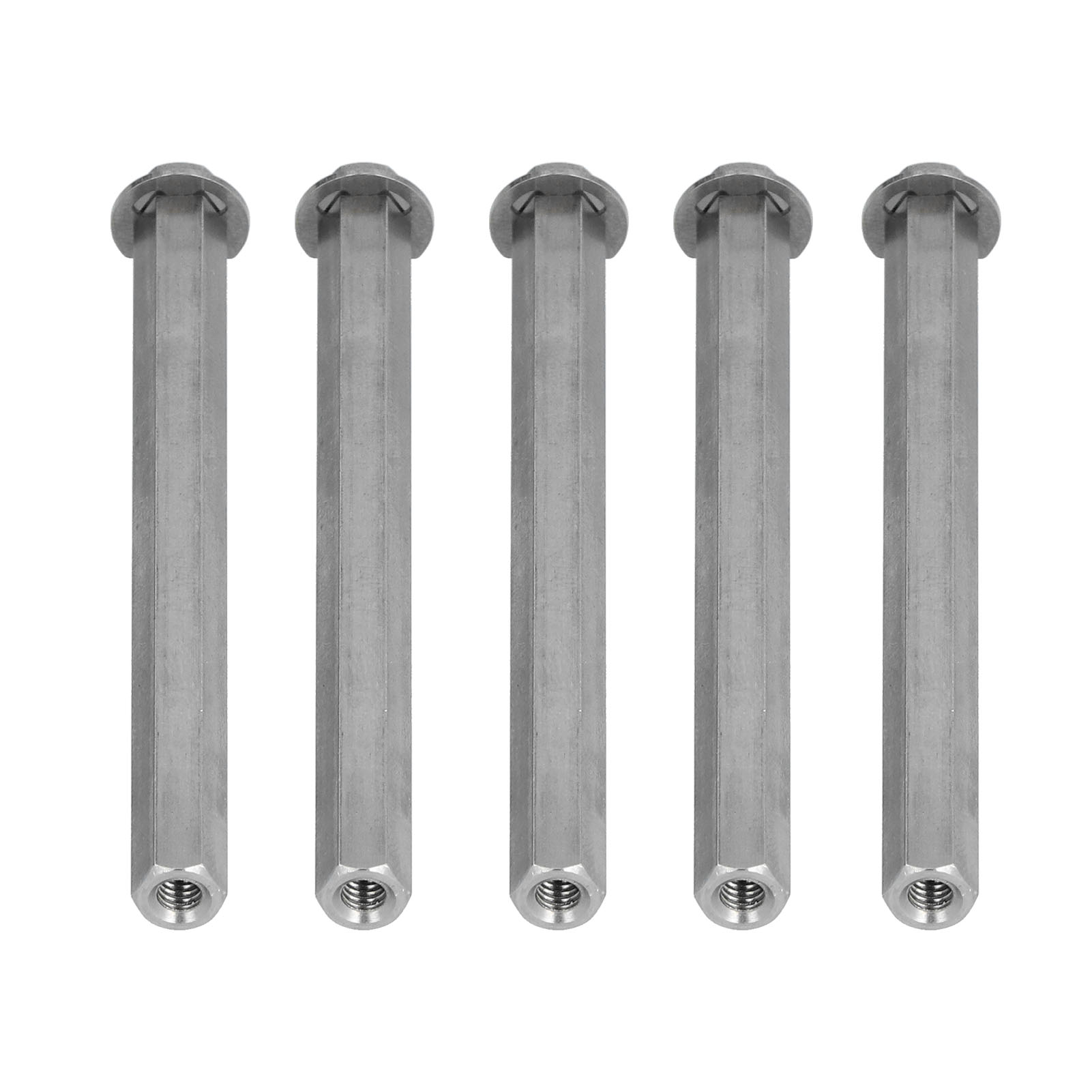 Sechskantverschraubung Mit Langem Schaft, Innengewinde, Gerade Edelstahlstange Für Gobilda, 8 Mm Durchmesser, 4106-4008-0560