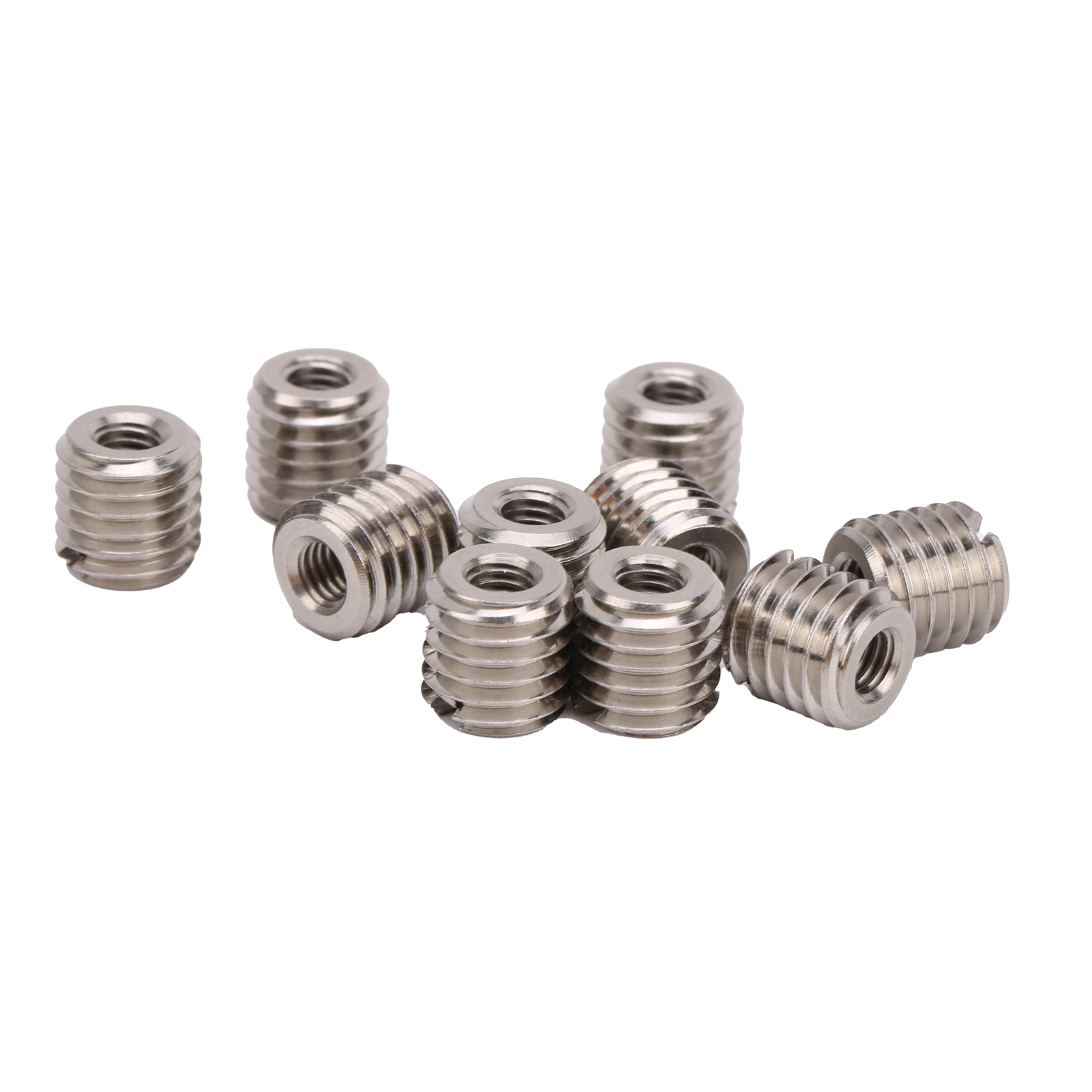 10 Gewindeeinsätze Für Reparaturwerkzeuge, Edelstahl, Innengewinde M5x0,8, Außengewinde M10x1,5