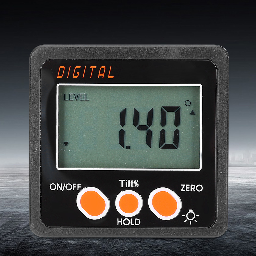 Digitales Mini-neigungsmessgerät Mit Hoher Präzision, 4 X 90°-einstellwinkel, Mit Starkem Magneten