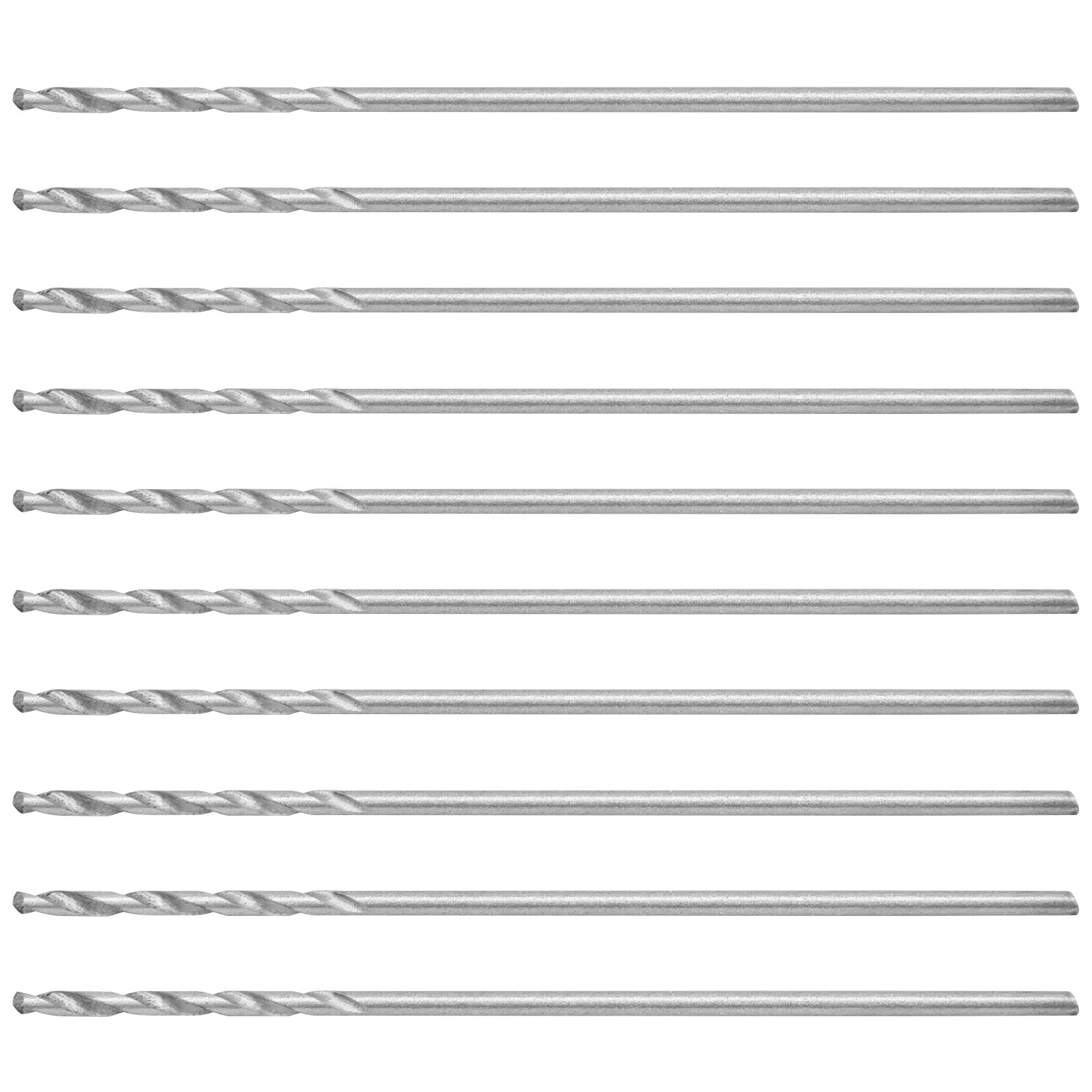 10 Spiralbohrer Mit Kleinem Durchmesser Und Geradem Schaft Für Werkzeugmaschinen Und Bohrteile, 0,75 Mm