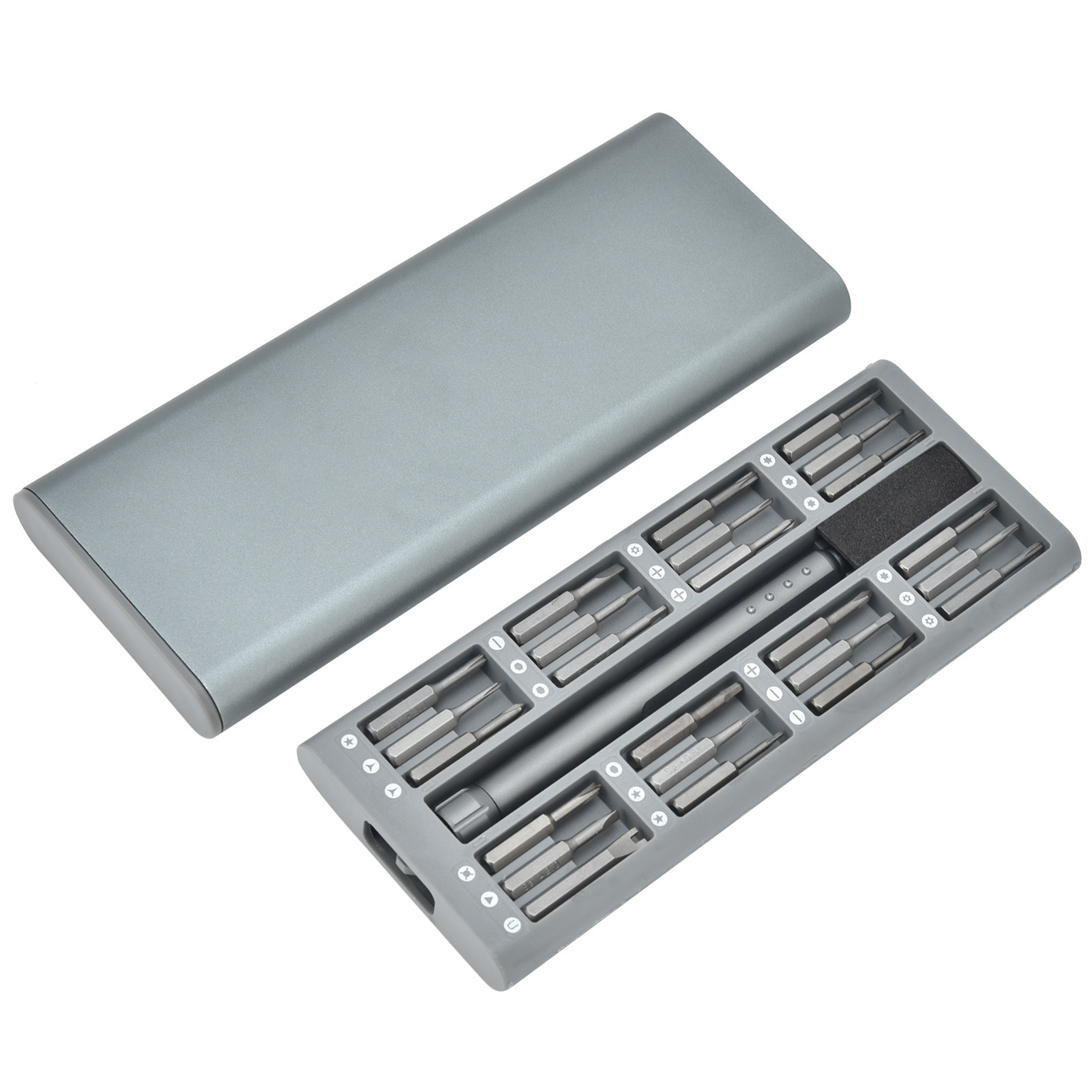 24 Schraubendreherbits / 1 Griff – Ersatz-magnet-handklemmwerkzeug Jm-8168