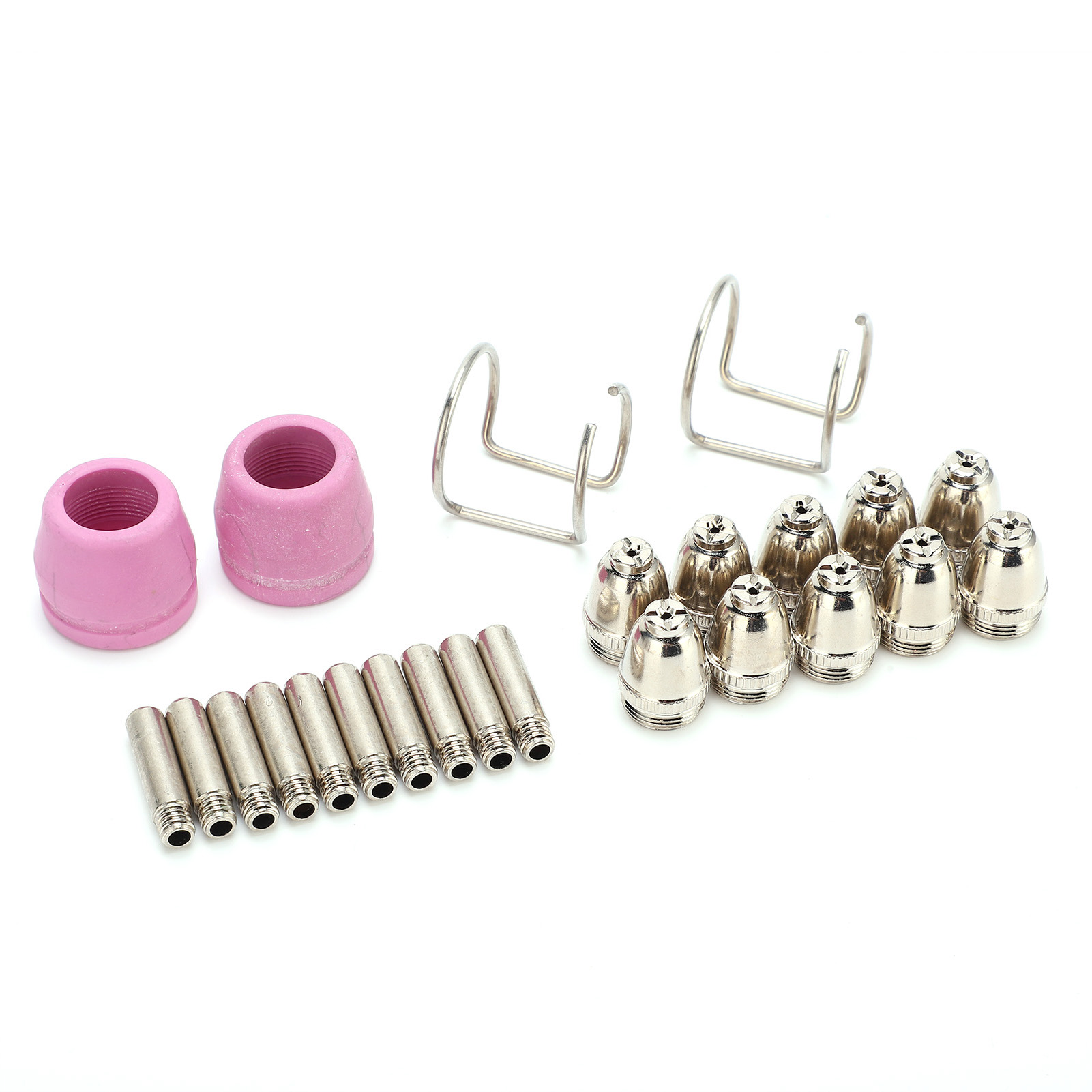 Verbrauchsmaterialset Für Plasmaschneidbrenner: Elektrode, Kontaktspitze, Keramikdüse Sg-55 Ag-60 Wsd-60p (95 Teile)