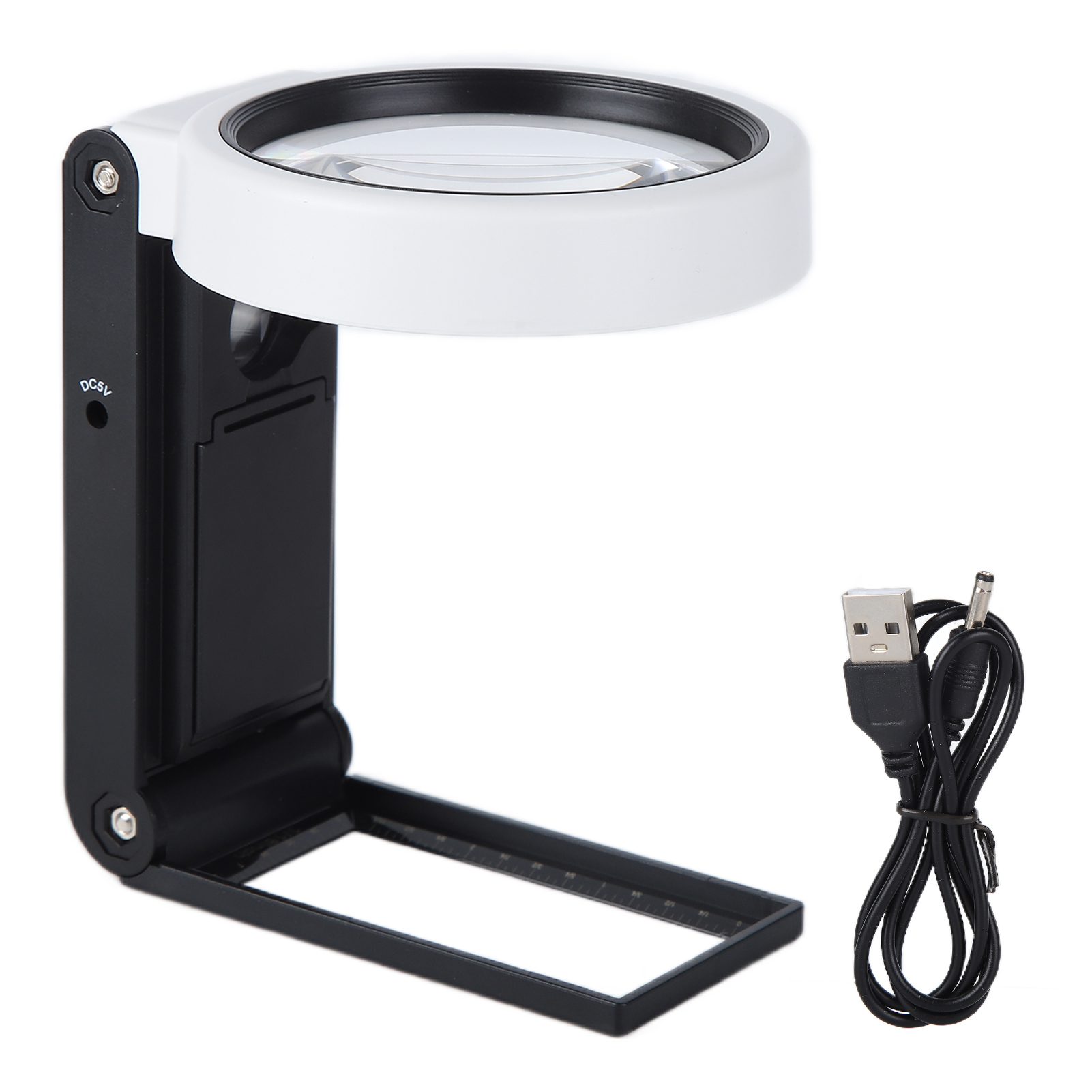 Th-7018a Multifunktionale Lupe Mit Led-licht, Faltbare Und Tragbare Lupe Für Zuhause