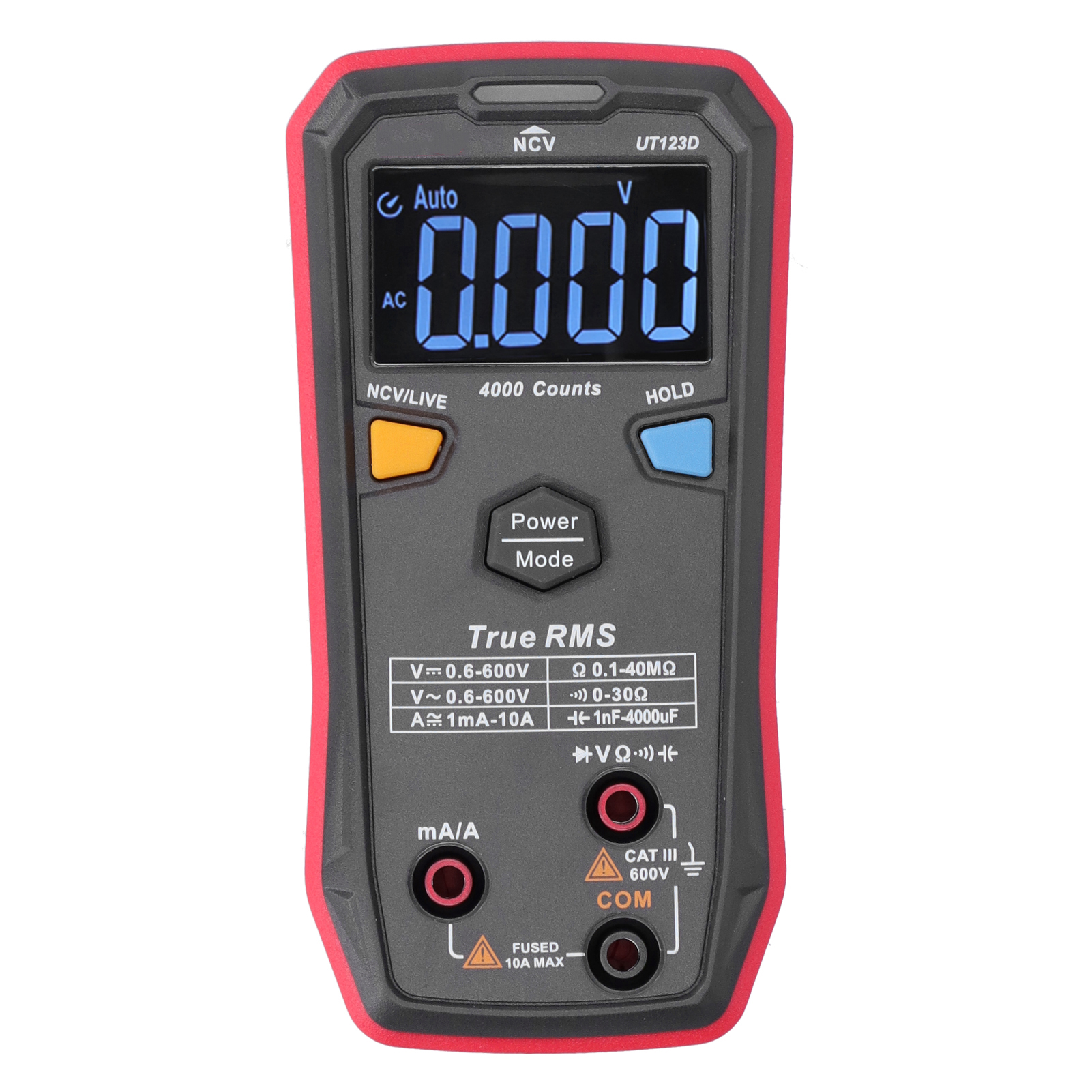 Ut123d Multimeter: Hochpräzises Digitales Multifunktionsmultimeter Für Die Elektrische Instandhaltung