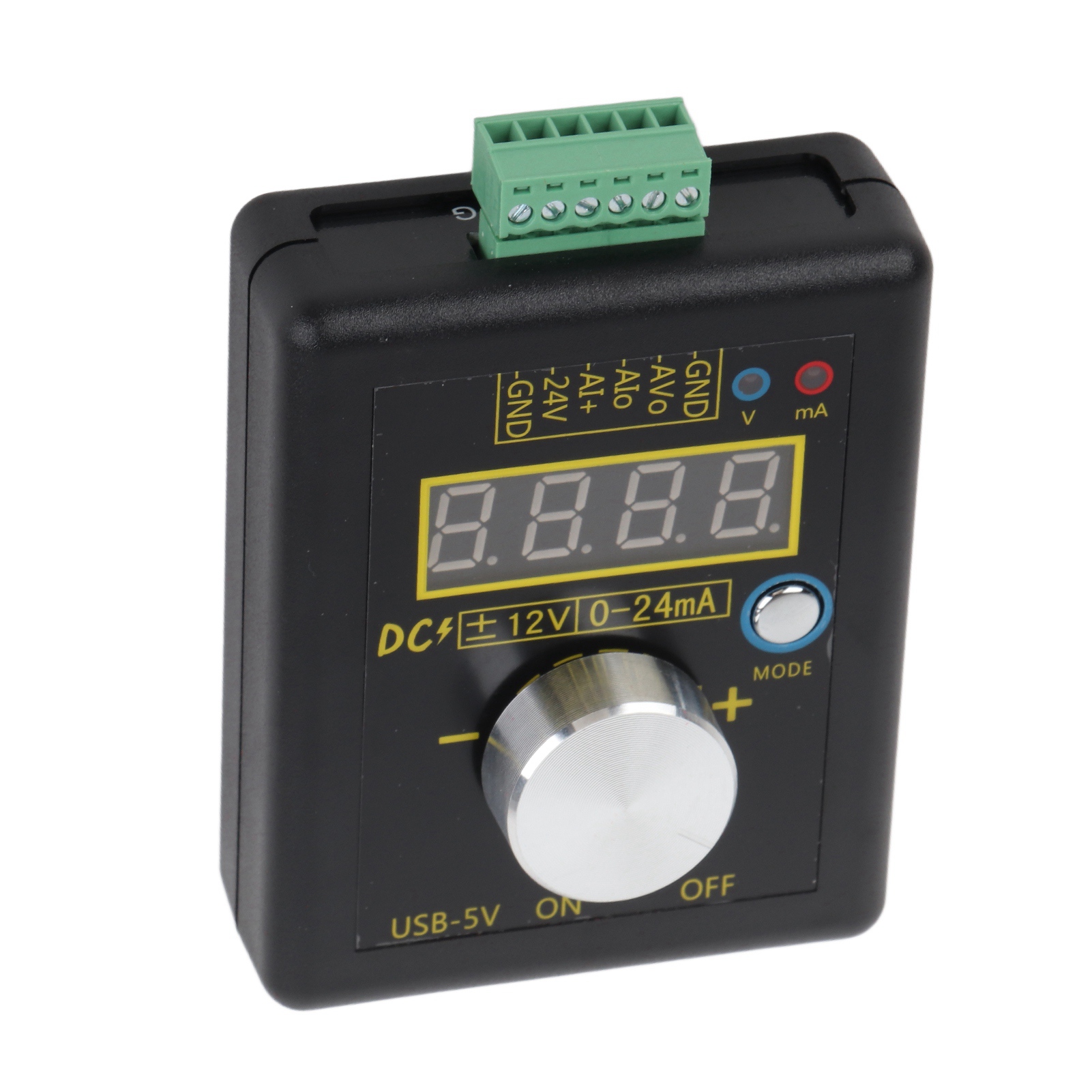 Hochpräziser Tragbarer Signalgenerator Zum Debuggen Von Analogen Spannungs- Und Stromsignalen.