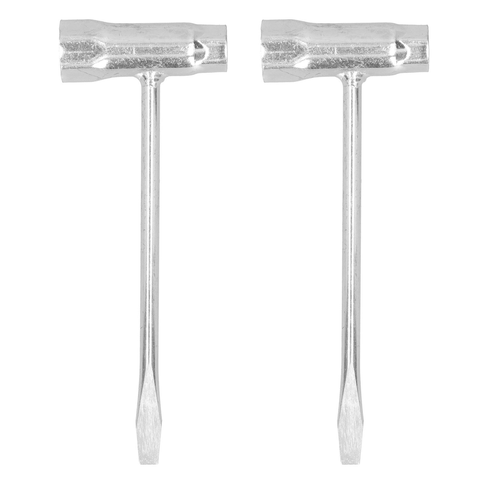Kombinierter T-griff-schlüssel Für Kettensägen (2er-set), Steckschlüssel Und Verstellbarer Schraubenschlüssel, Gartenwerkzeugzubehör, 13 X 19 Mm
