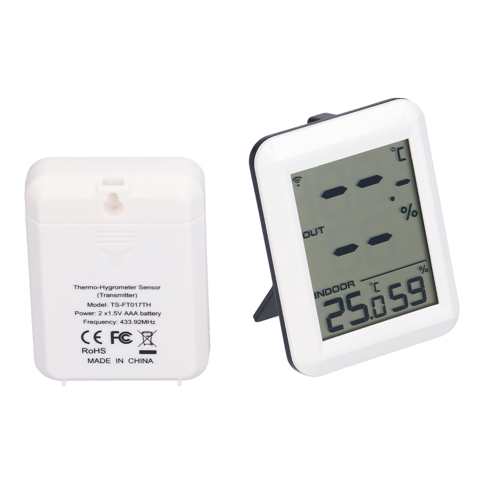 Drahtloses Digitales Hygrometer-thermometer, Überwachung Von Luftfeuchtigkeit Und Temperatur Im Innen- Und Außenbereich