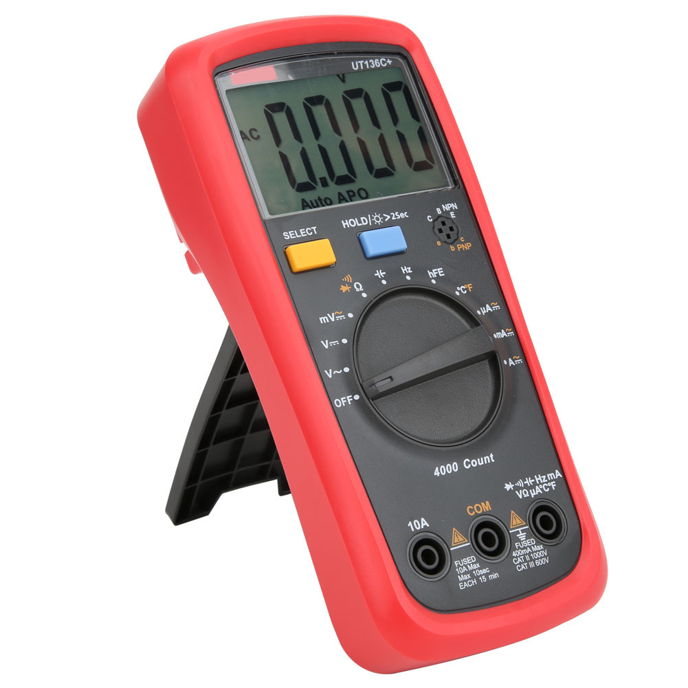 Uni T Ut136c Digitalmultimeter, Automatische Bereichswahl, Ac/dc-spannungs-, Strom- Und Temperaturmessgerät