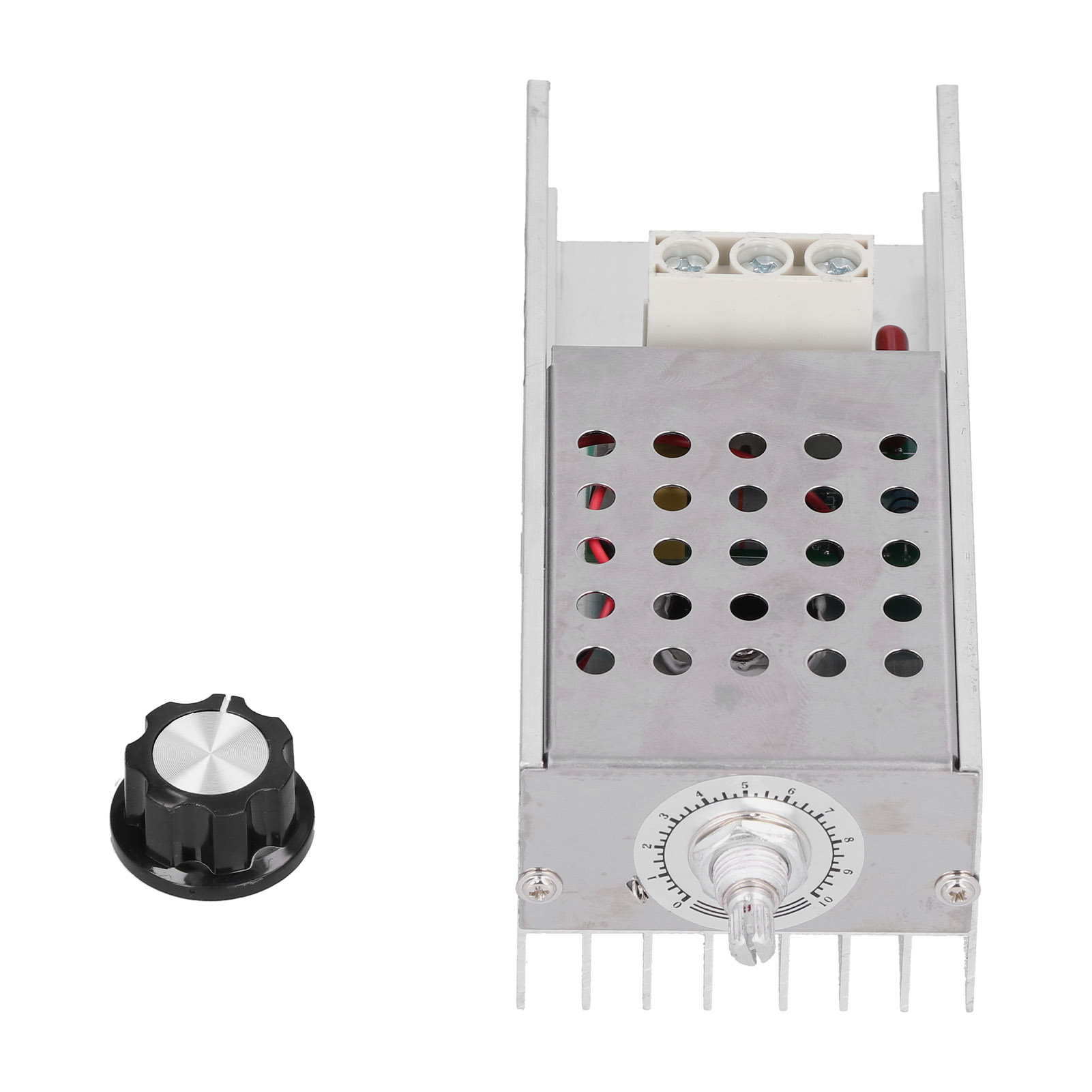Spannungsregler, Led-dimmer, Elektronischer 10.000-w-motordrehzahlregler Mit Gehäuse, 220 V Wechselstrom