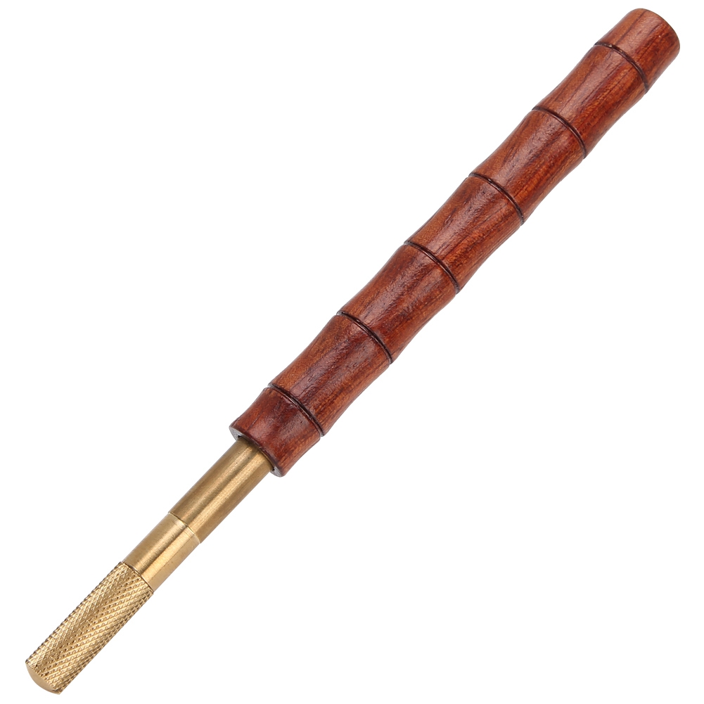 Ölfarbstift Mit Holzgriff, Farbroller Mit Messingkante, Lederbearbeitungswerkzeug