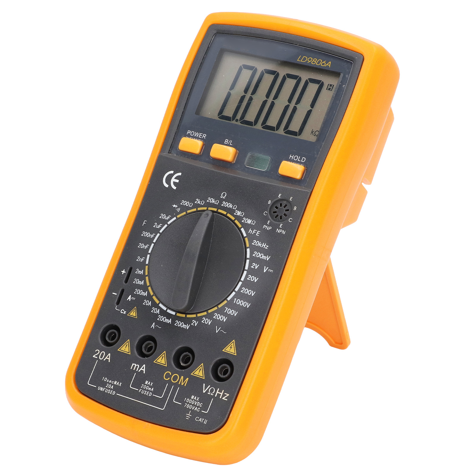 4,5-bit-digitalmultimeter Mit Dual-protection-funktion, Hintergrundbeleuchtetem Hd-display Und Montagehalterung Für Labore.