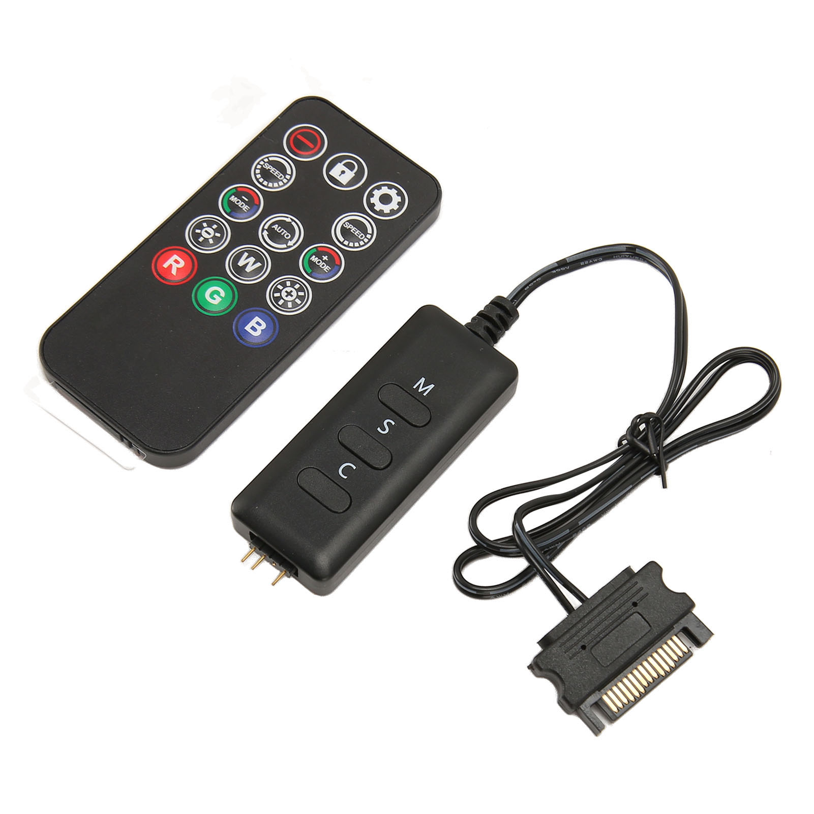 5v 3-pin Sata Argb Wireless-controller Für Pc-lüfter, Fernbedienung