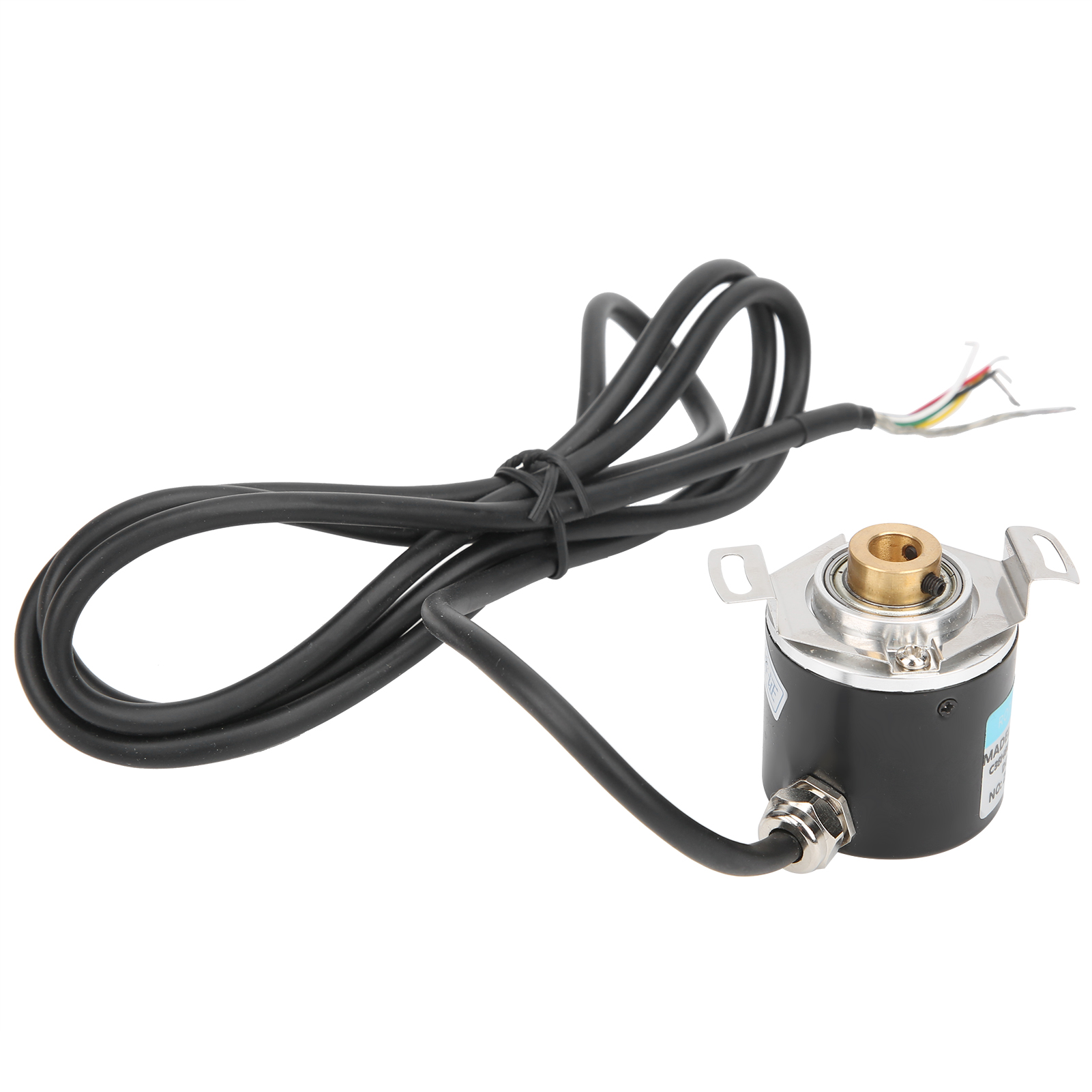 Dreiphasiger Inkrementeller Abz-encoder Mit 6 Mm Halbhohler Welle, Motorgetriebe, Dc524v-gerät (c38s6g5800zg24n)