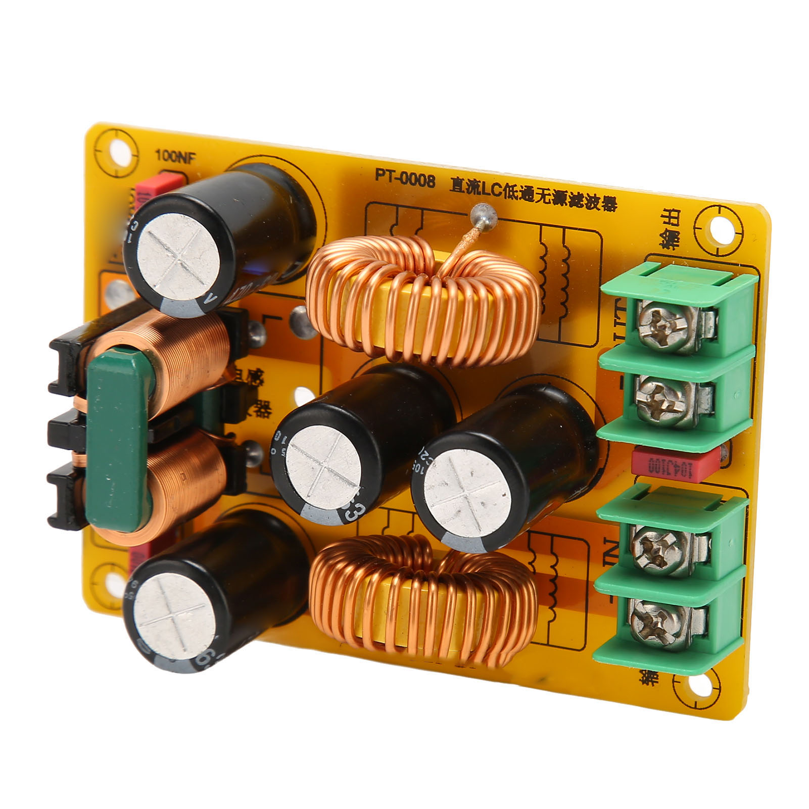 Lc Dc 50v 10a Filter, Doppelseitiger Fr4 Tiefpassfilter Gegen Elektromagnetische Störungen Für Fahrzeuge Und Motorräder