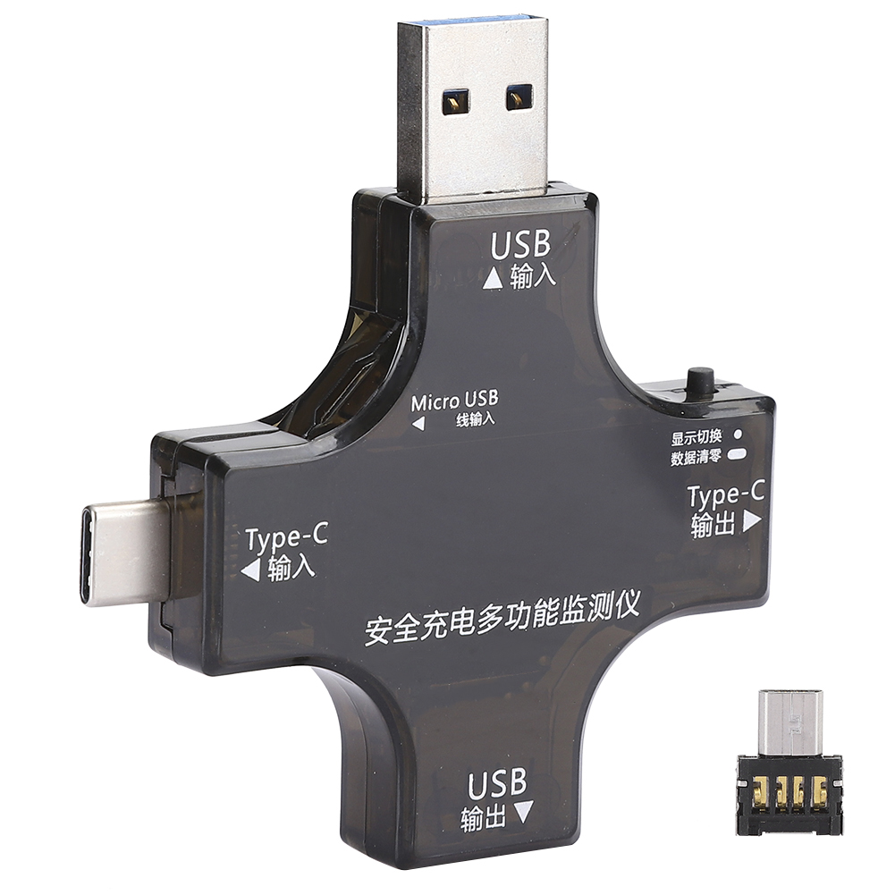 Usb-ladetester, Multimeter, Amperemeter, Voltmeter, Typ-c Hd Ips-farbbildschirm