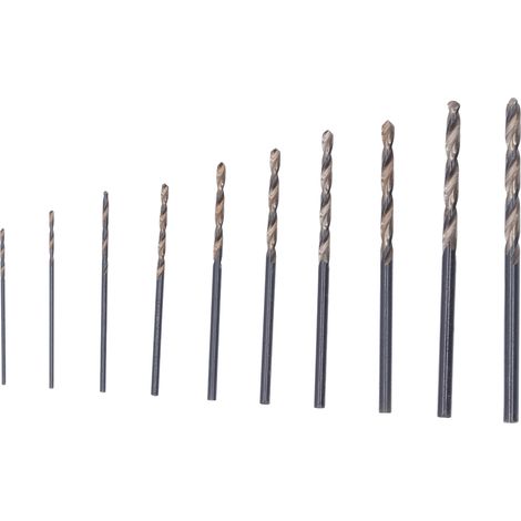 Set Mit Mini-hss-spiralbohrern Zum Bohren, Gravieren Und Stanzen Von Walnussholz Und Bienenwachs, 0,8 Bis 3,0 Mm