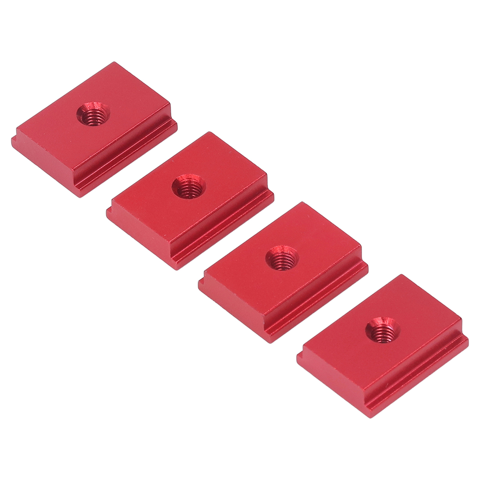 Gleitmuttern Mit T-nut, Aluminiumlegierung, Für Holzbearbeitung, Linearführungsteile, Serie 30, M6, Rot